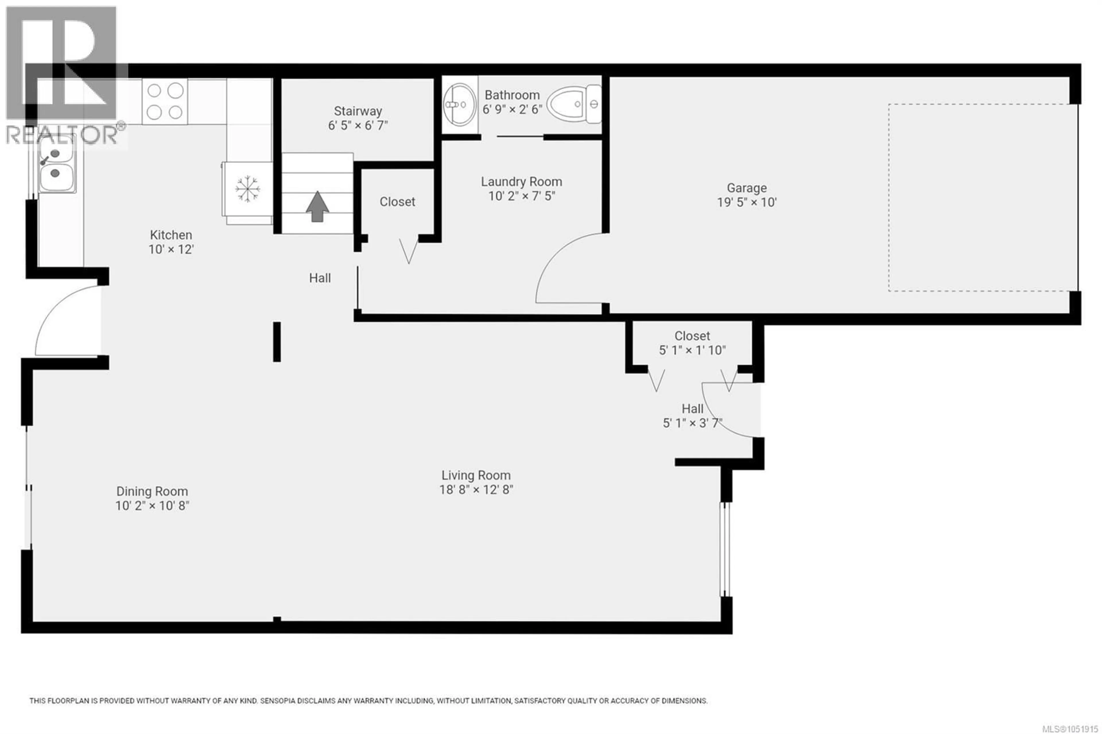 Floor plan for 1 - 772 ROBRON ROAD, Campbell River British Columbia V9W7Y9
