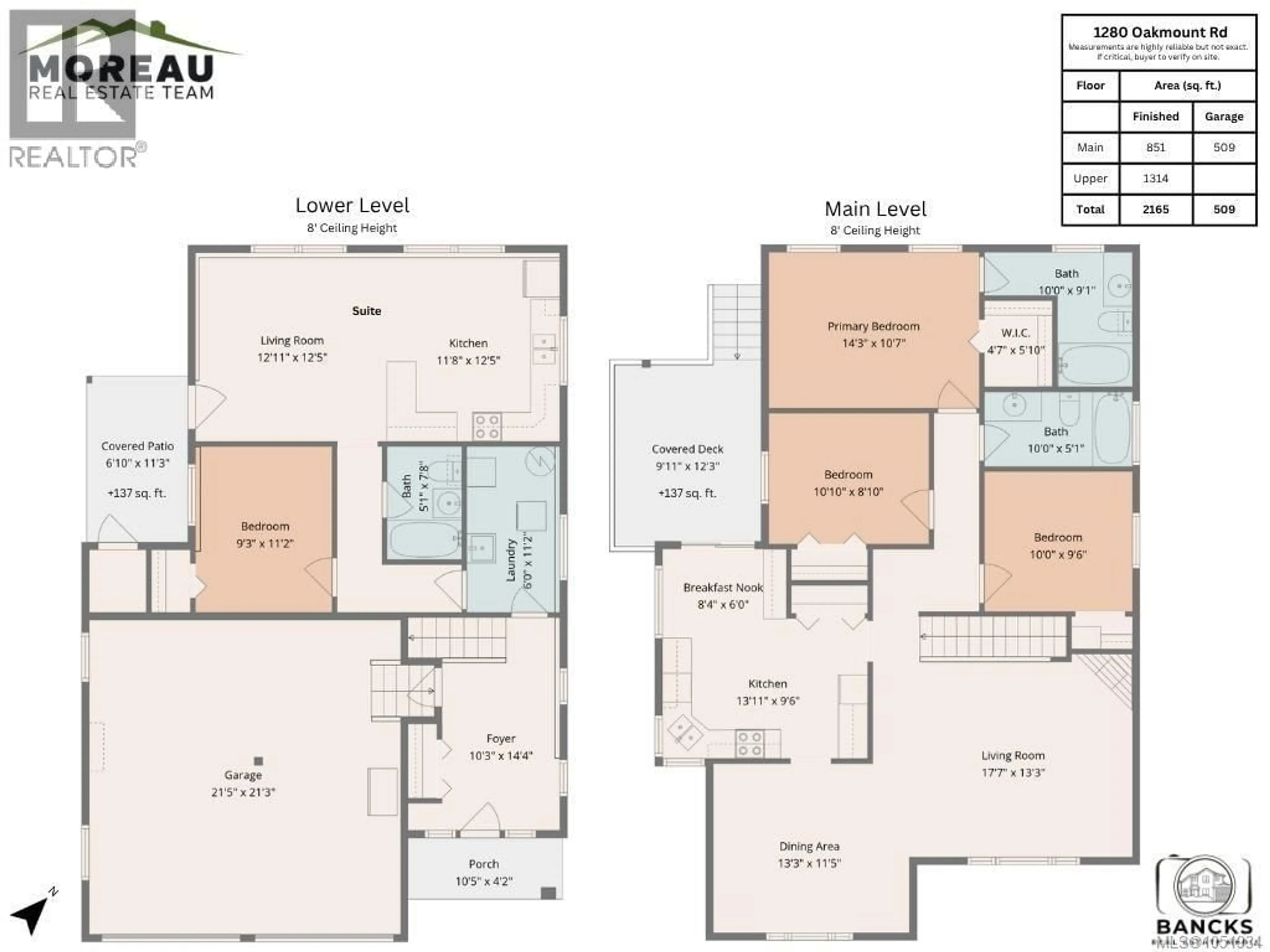 Floor plan for 1280 OAKMOUNT ROAD, Saanich British Columbia V8P1M2