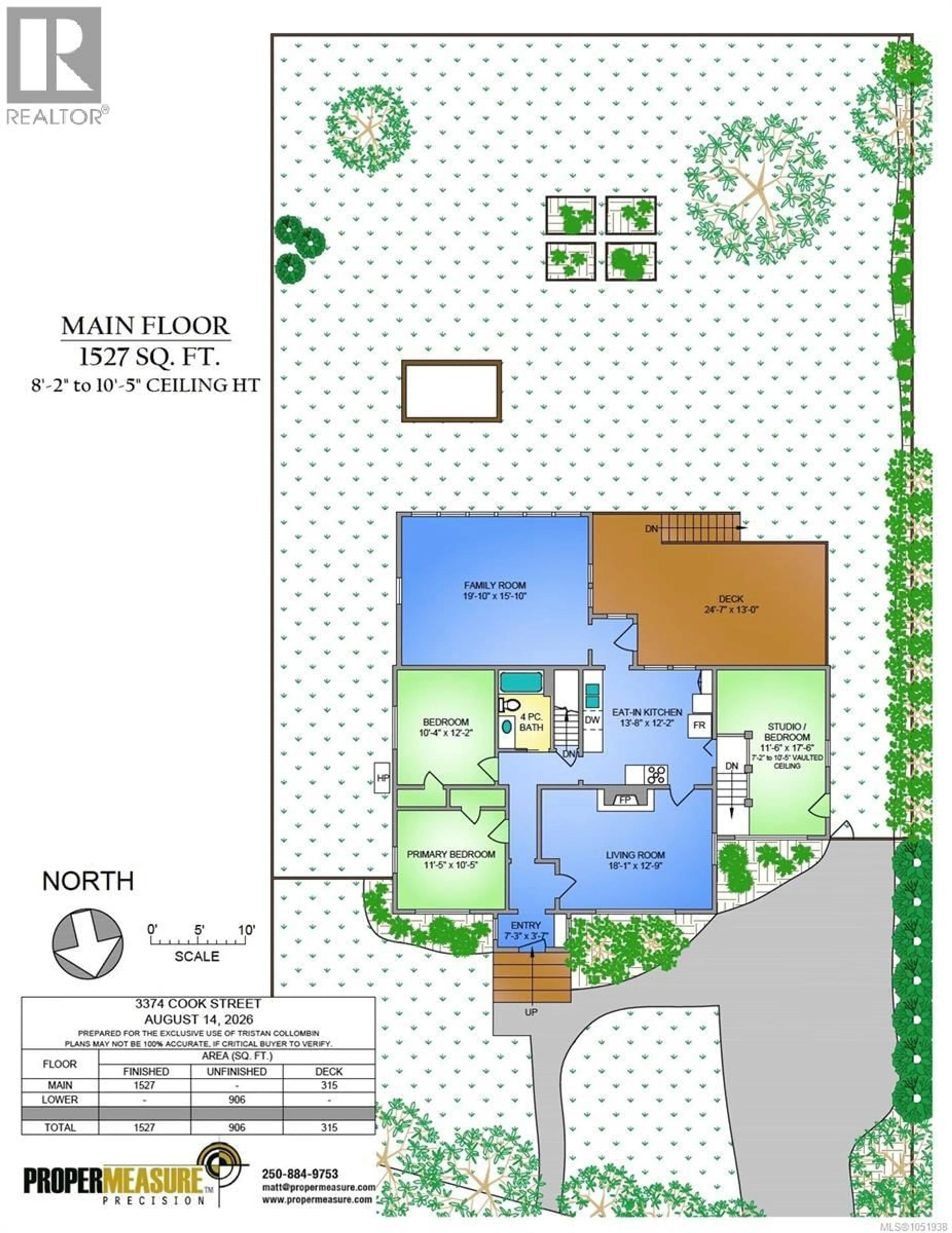 Floor plan for 3374 COOK STREET, Saanich British Columbia V8X1A8