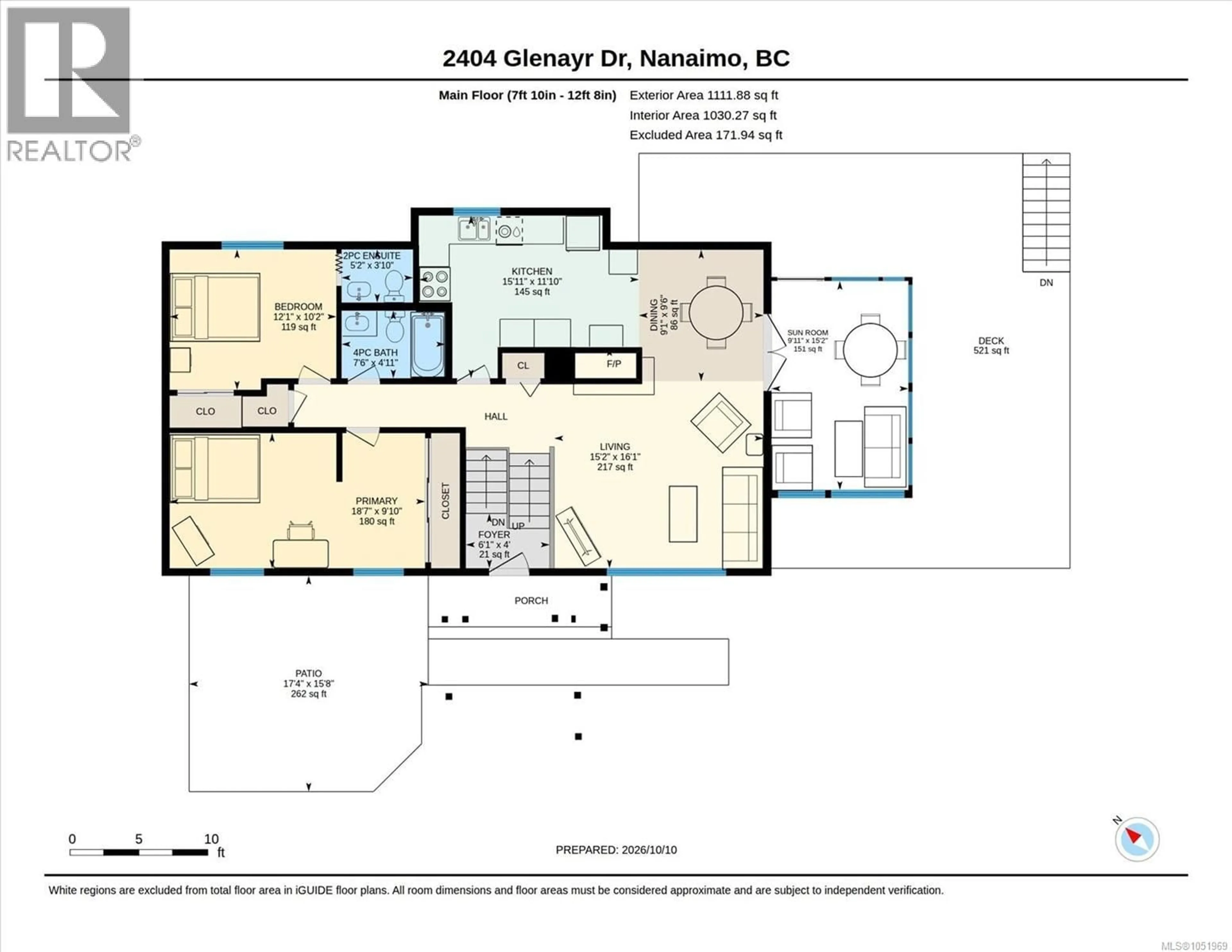 Floor plan for 2404 GLENAYR DRIVE, Nanaimo British Columbia V9S3E7