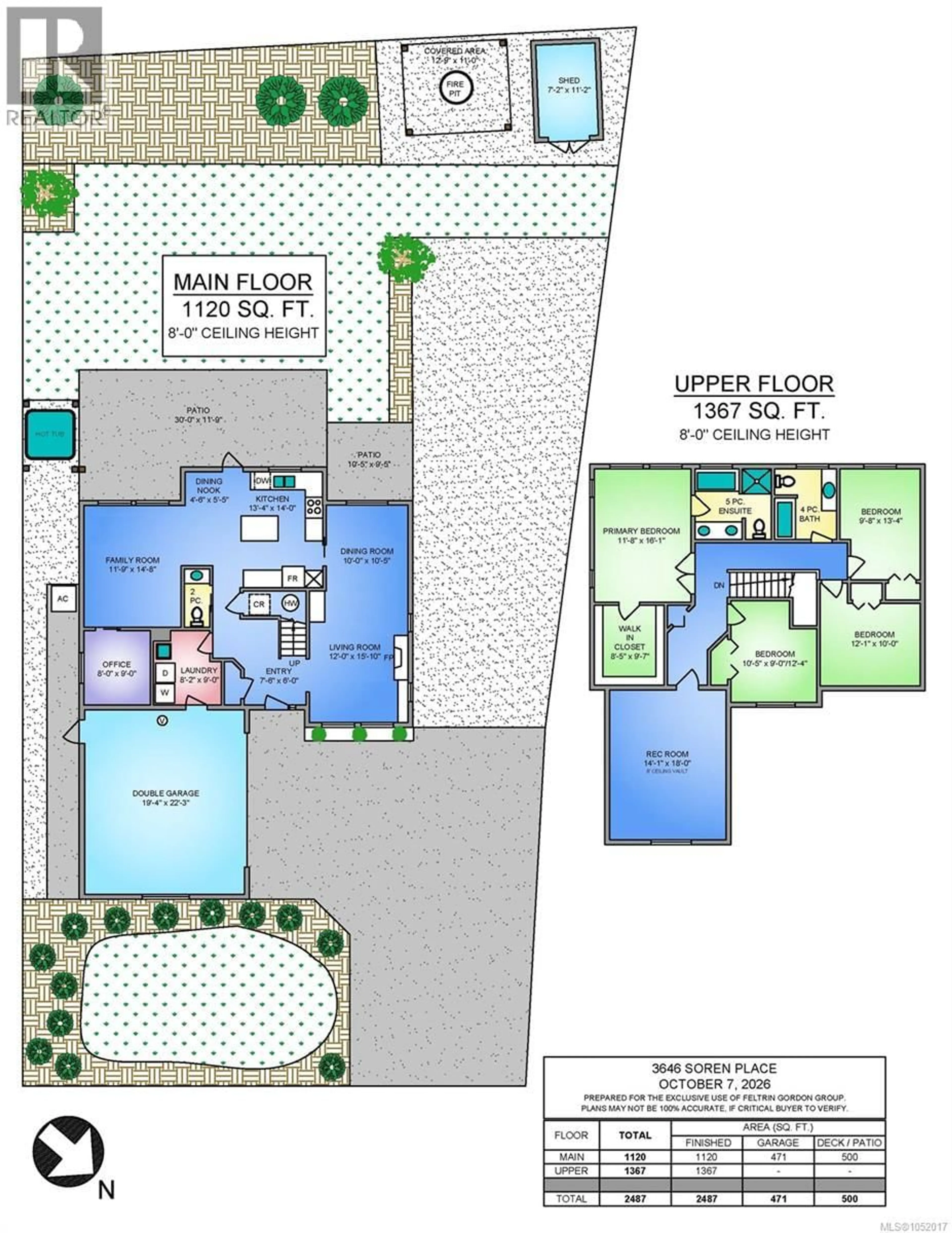 Floor plan for 3646 SOREN PLACE, Cobble Hill British Columbia V0R1L0