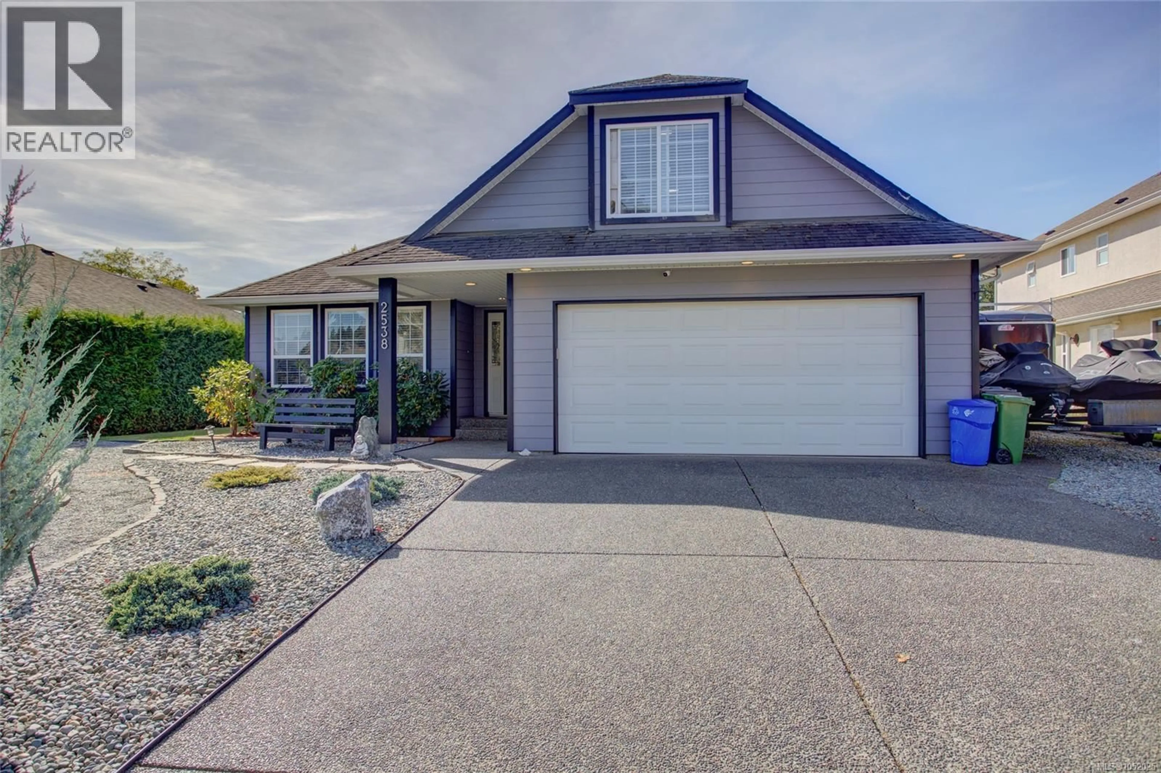 Home with vinyl exterior material, street for 2538 TRILLIUM TERRACE, Duncan British Columbia V9L5J7