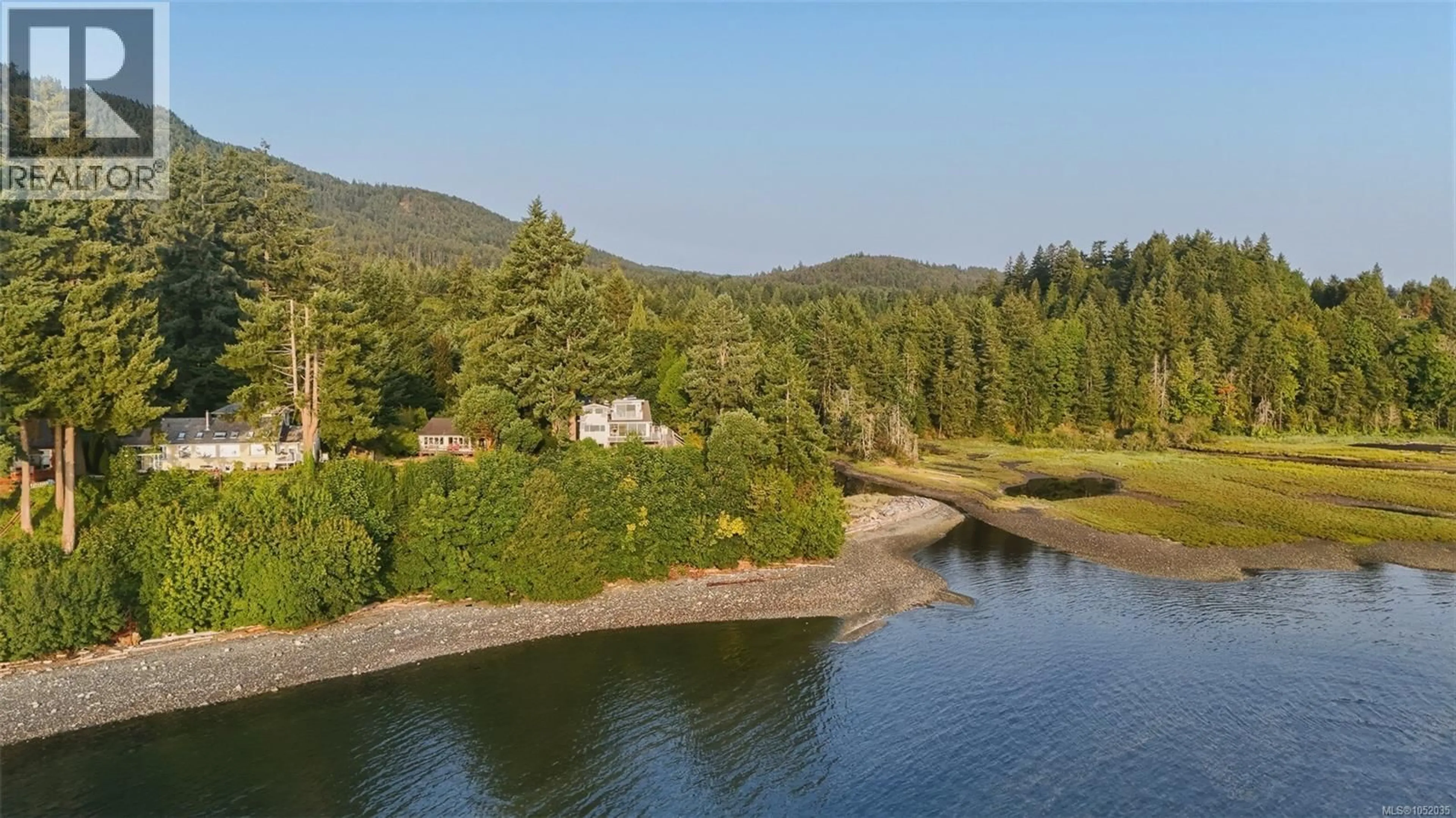 A pic from outside/outdoor area/front of a property/back of a property/a pic from drone, water/lake/river/ocean view for 312 ROLAND ROAD, Ladysmith British Columbia V9G1X8