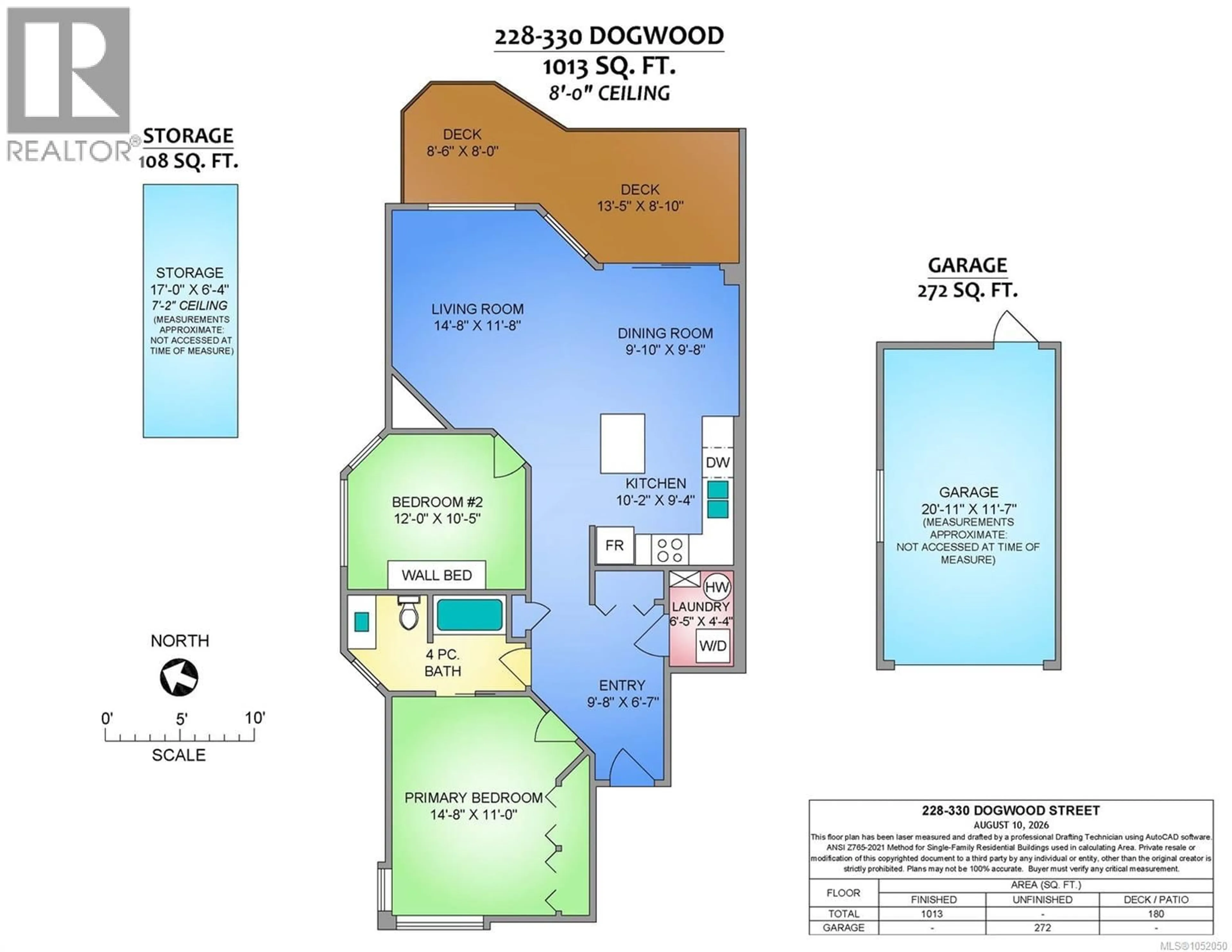 Floor plan for 228 - 330 DOGWOOD STREET, Parksville British Columbia V9P1P7