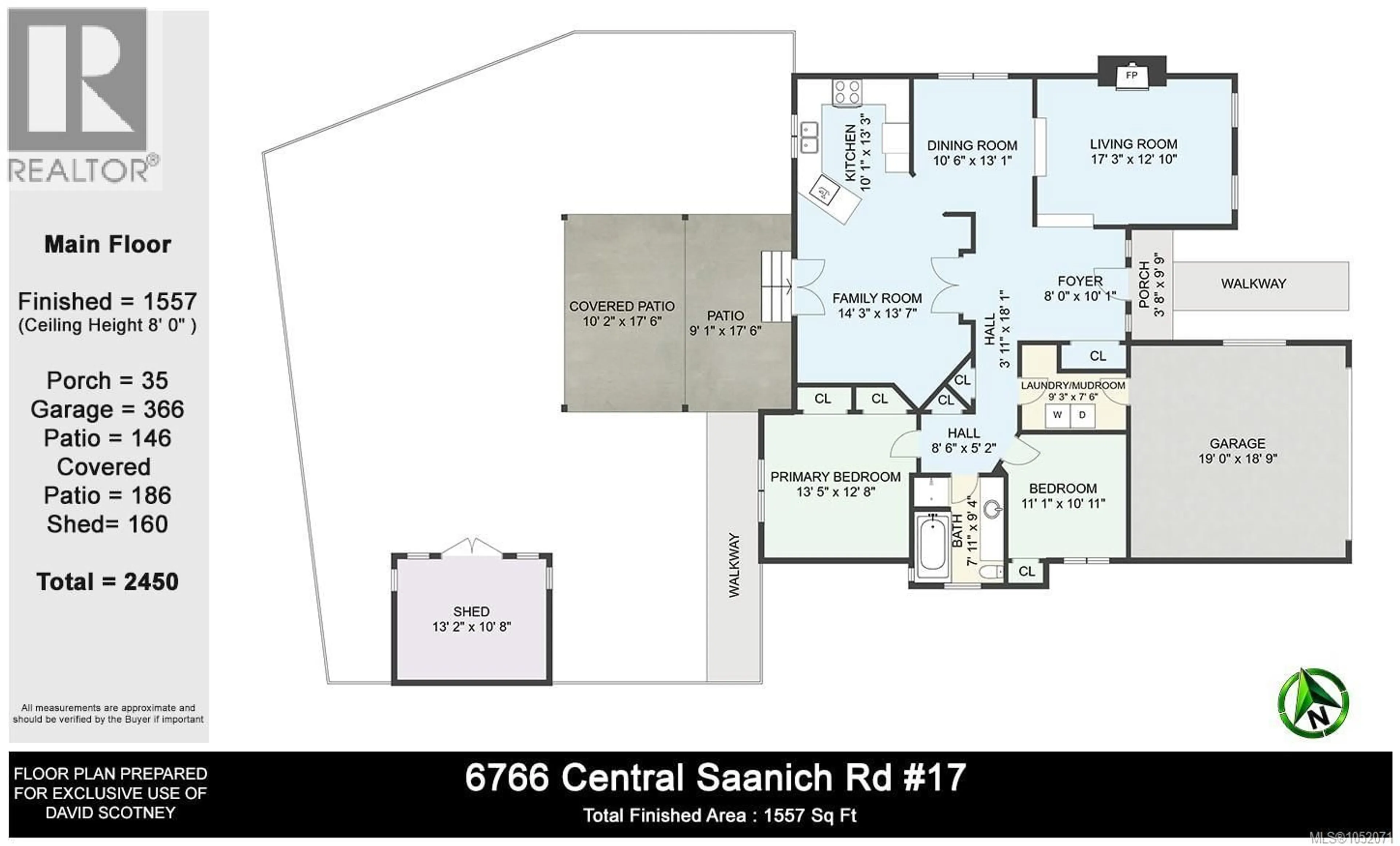 Floor plan for 17 - 6766 CENTRAL SAANICH ROAD, Central Saanich British Columbia V8Z7E1