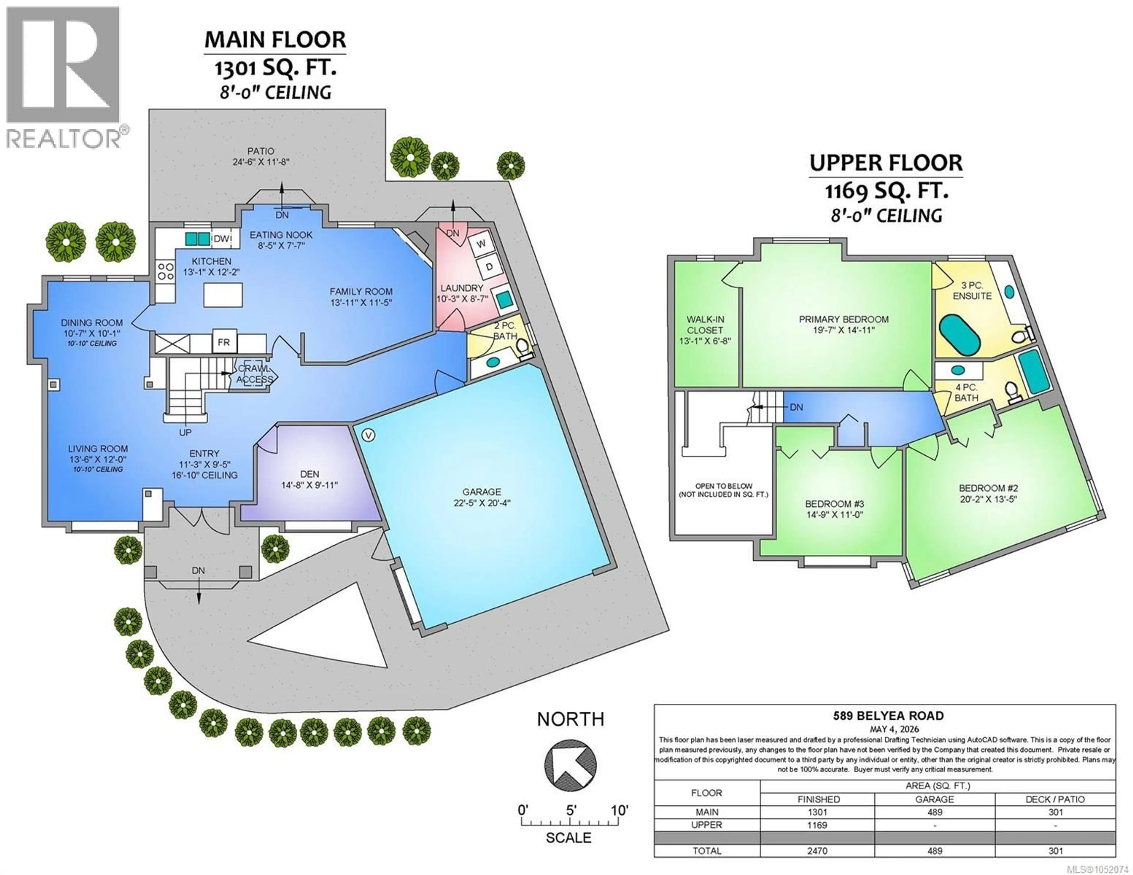 Floor plan for 589 BELYEA ROAD, Qualicum Beach British Columbia V9K1H3