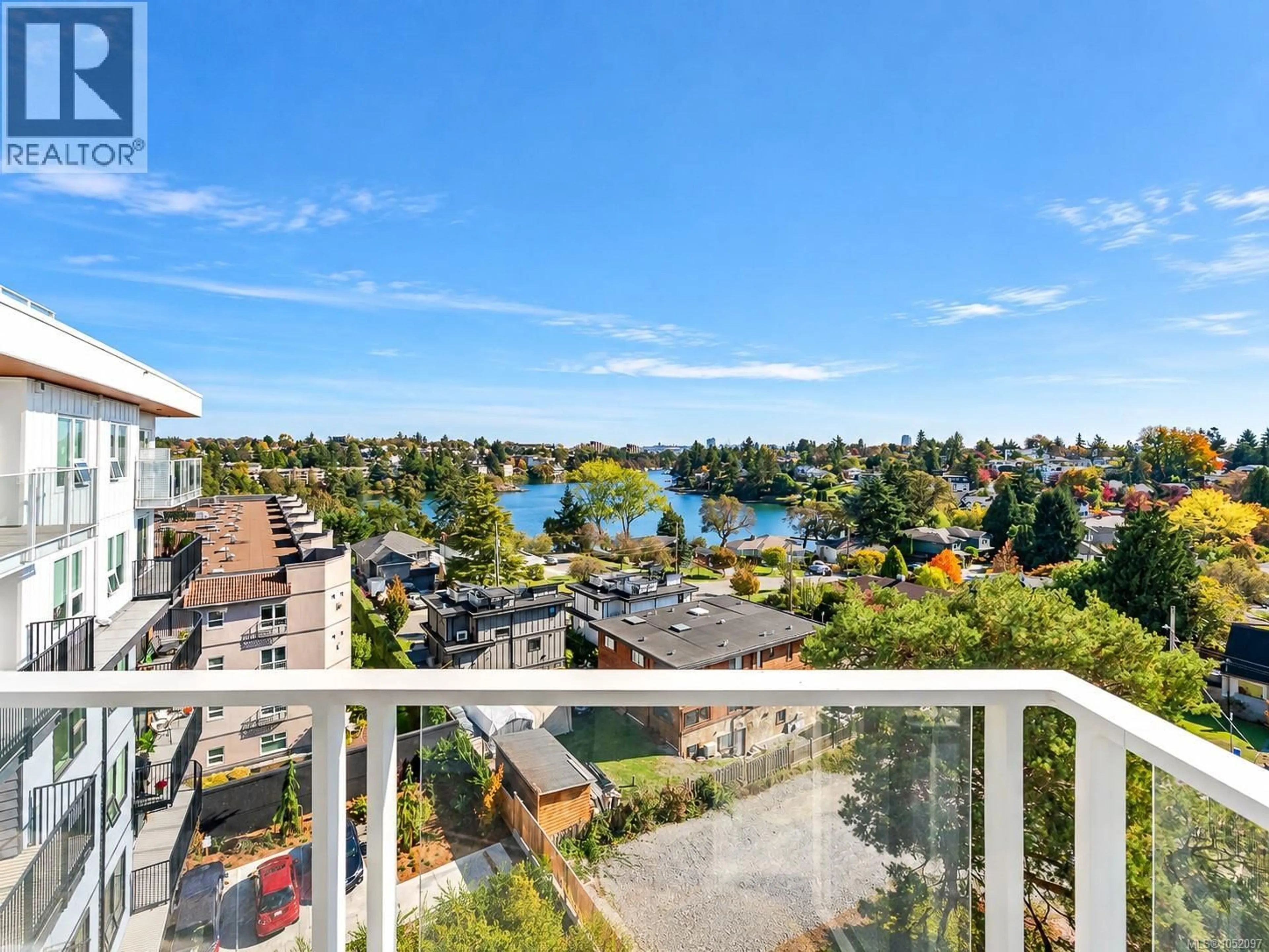 Balcony in the apartment, water/lake/river/ocean view for 609 - 1075 TILLICUM ROAD, Esquimalt British Columbia V9A2A4