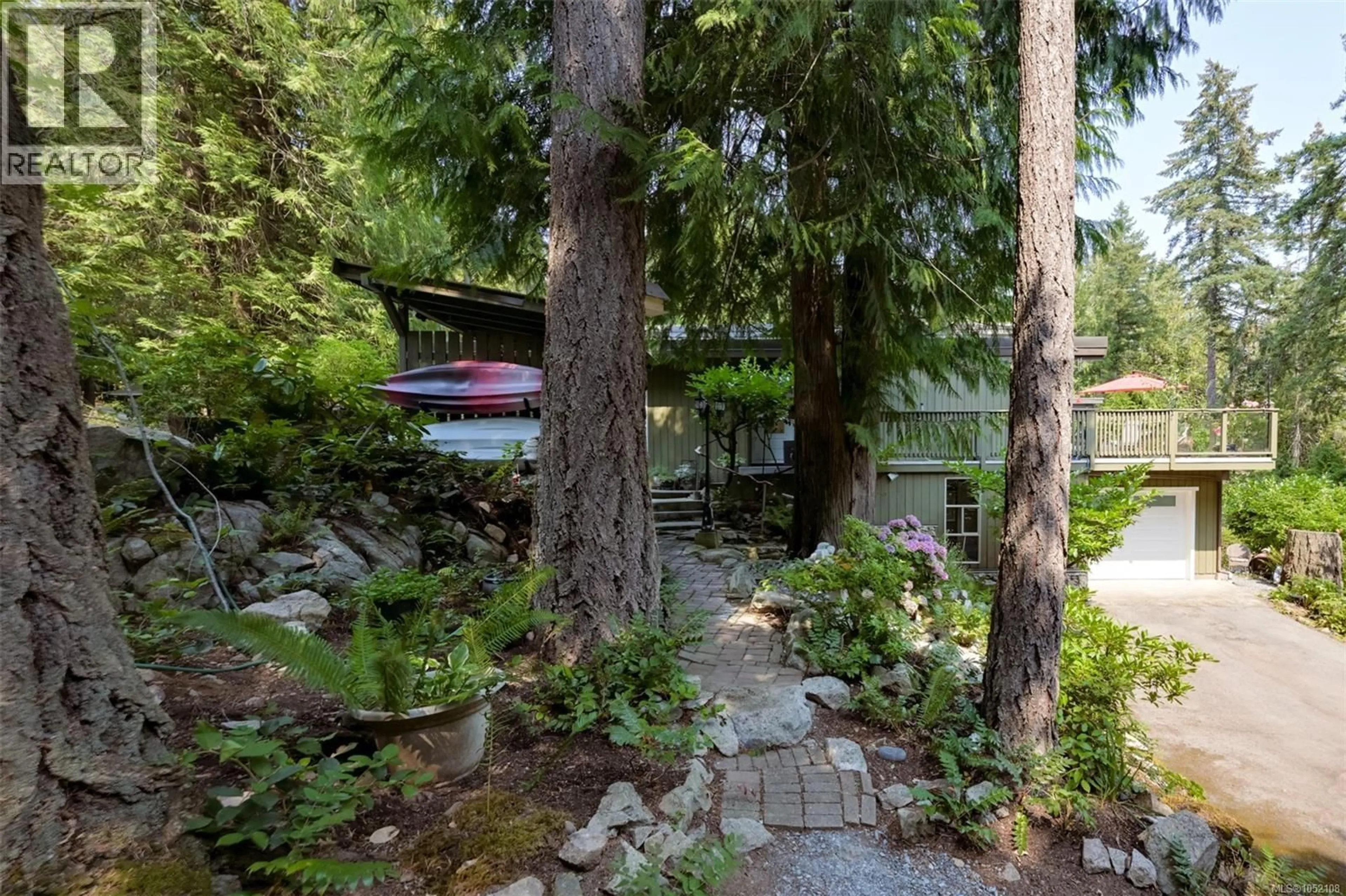 Patio, forest/trees view for 8508 EMARD TERRACE, North Saanich British Columbia V8L1K3