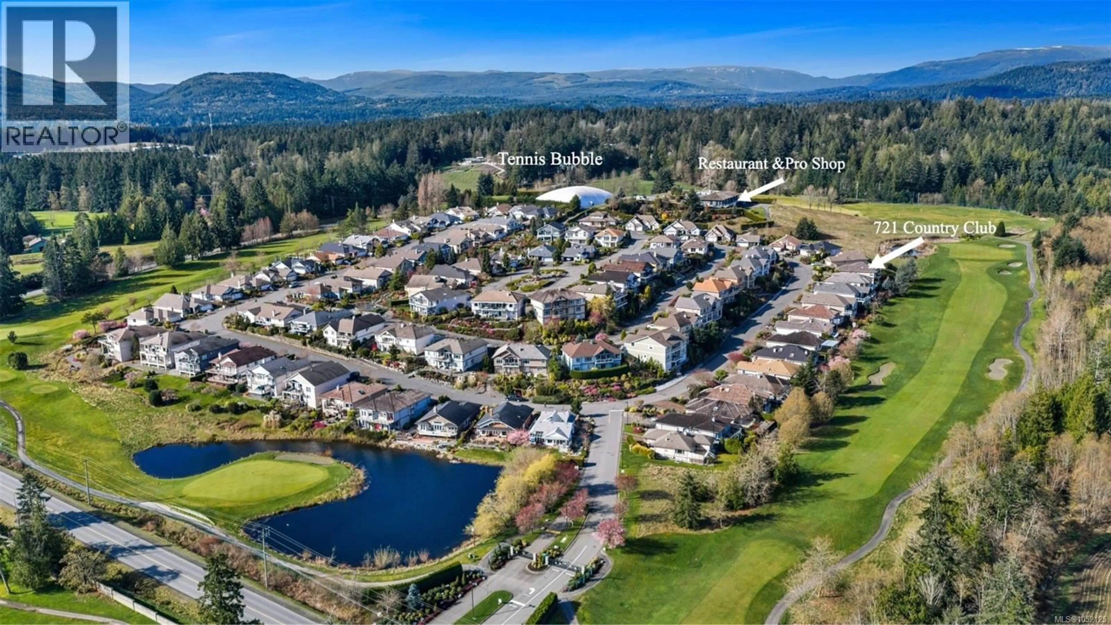 A pic from outside/outdoor area/front of a property/back of a property/a pic from drone, water/lake/river/ocean view for 721 COUNTRY CLUB DRIVE, Cobble Hill British Columbia V0R1L1