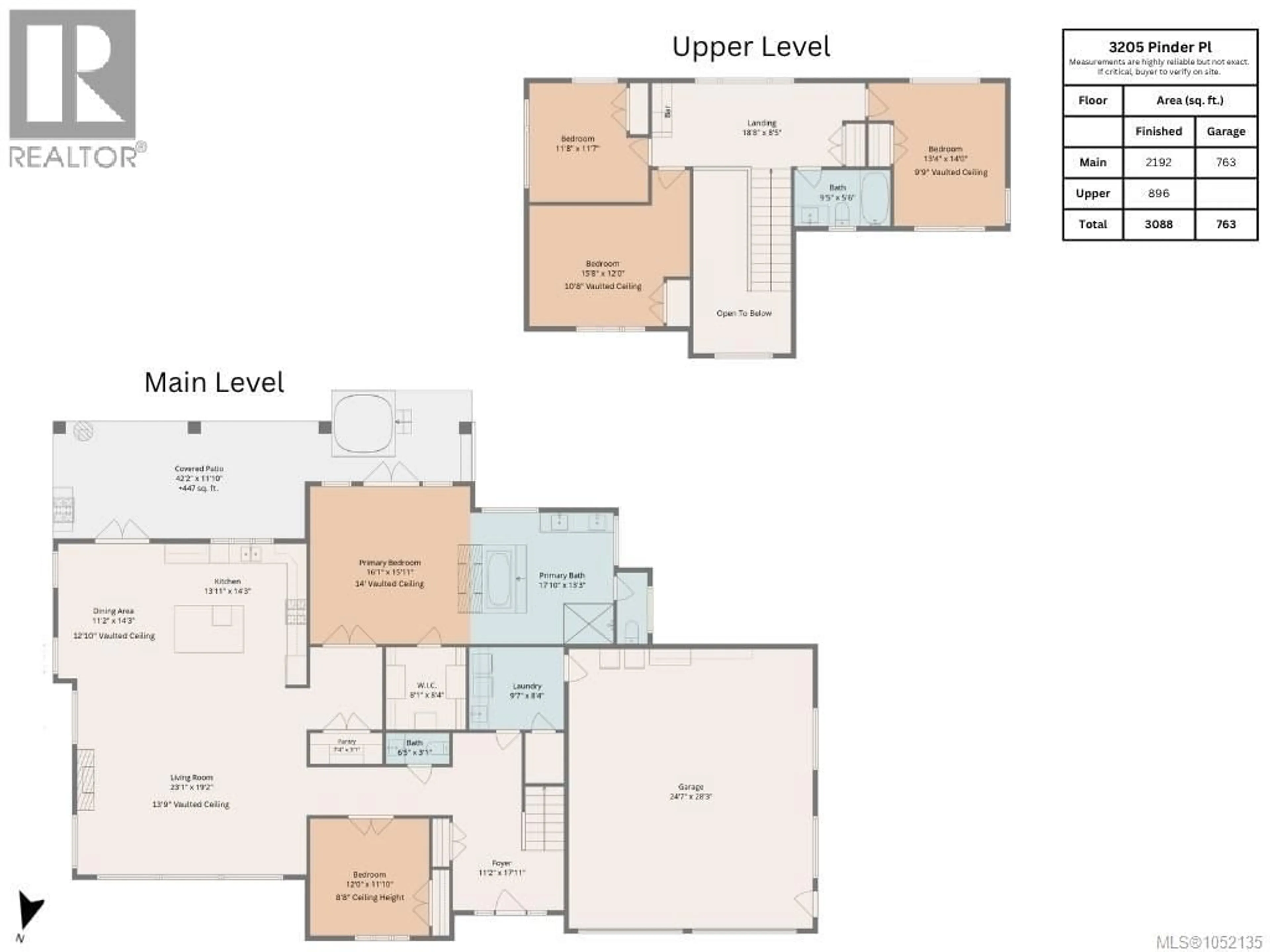 Floor plan for 3205 PINDER PLACE, Shawnigan Lake British Columbia V0R1L6