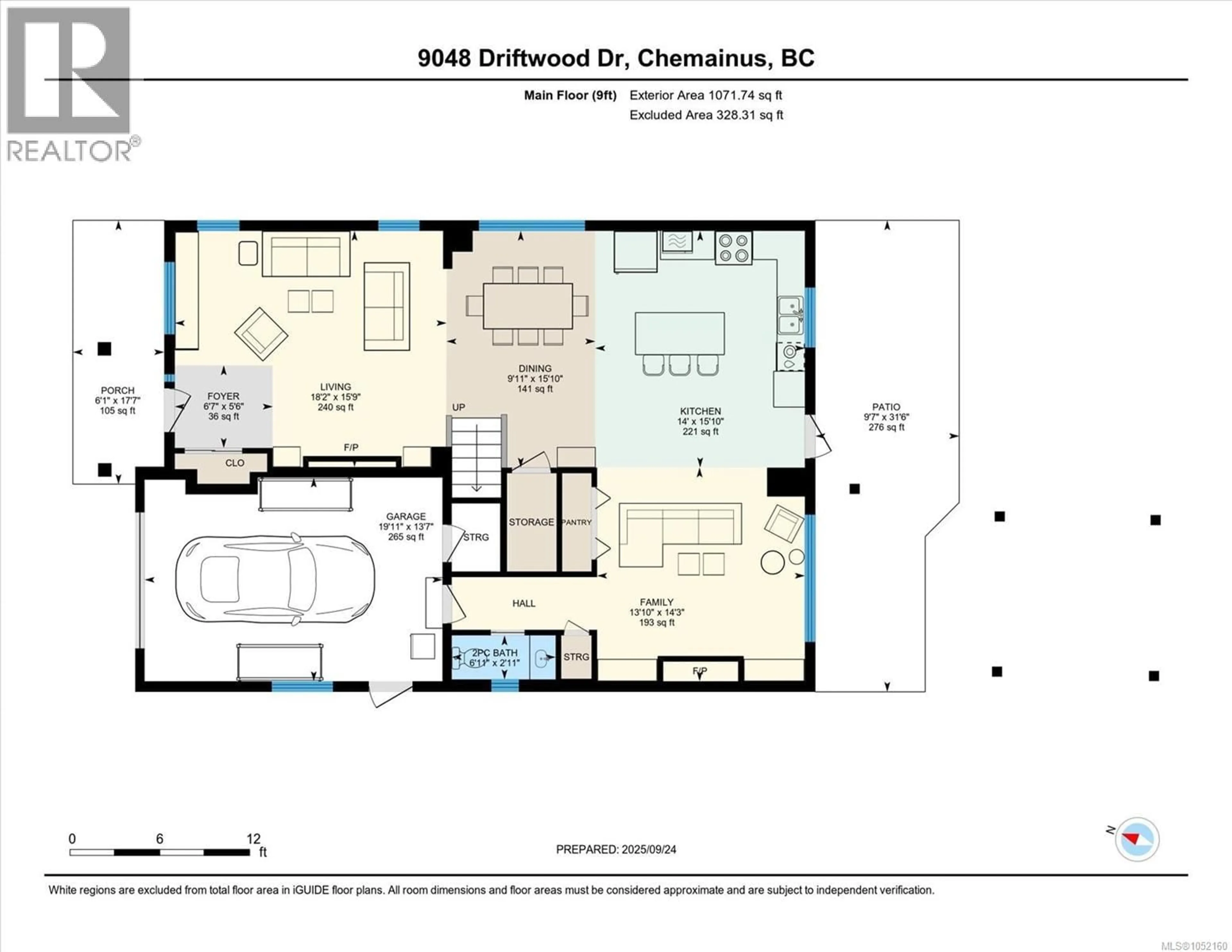 Floor plan for 9048 DRIFTWOOD DRIVE, Chemainus British Columbia V0R1K2