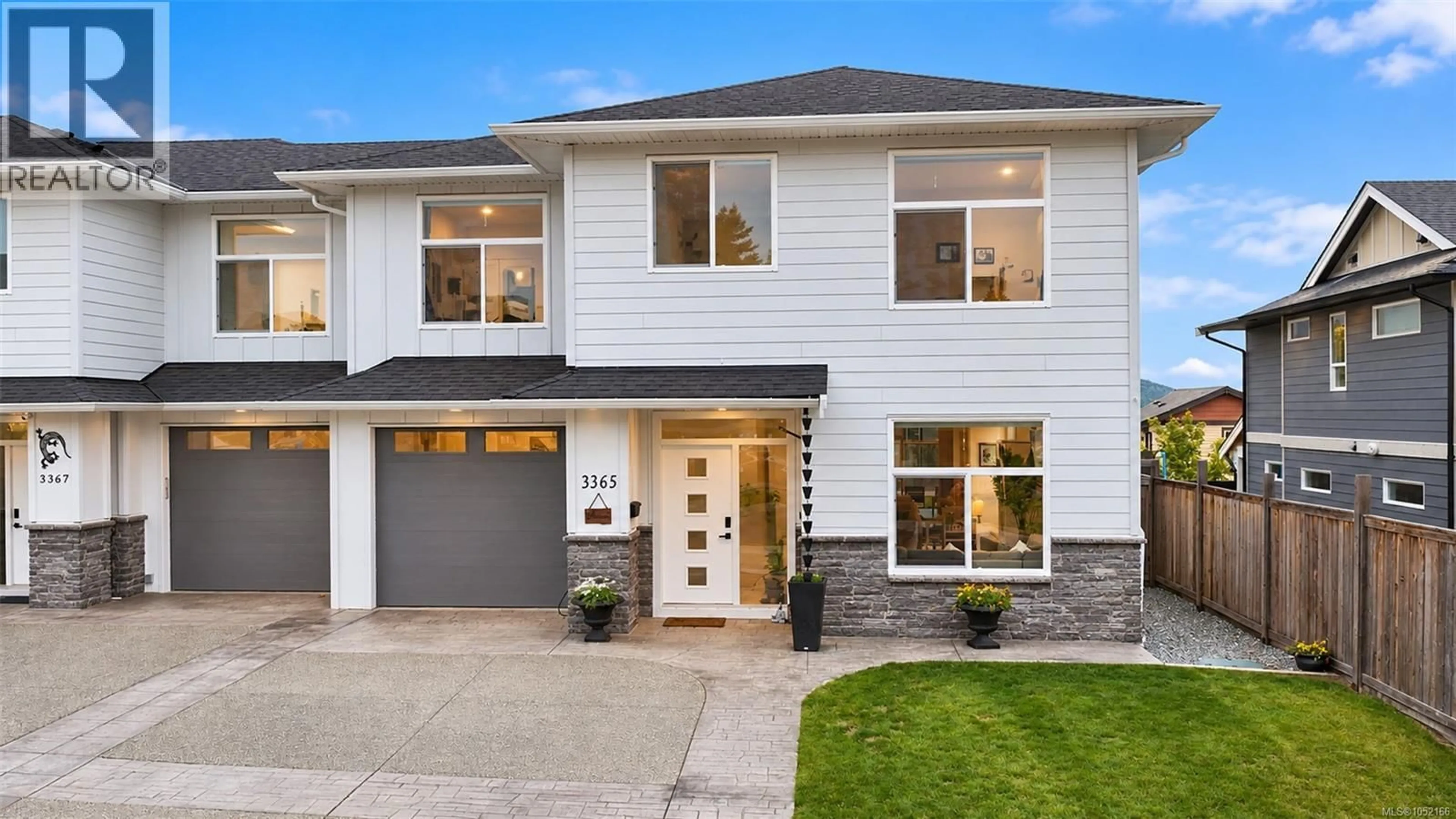 Home with brick exterior material, street for 3365 SKINNER ROAD, Duncan British Columbia V9L4V4