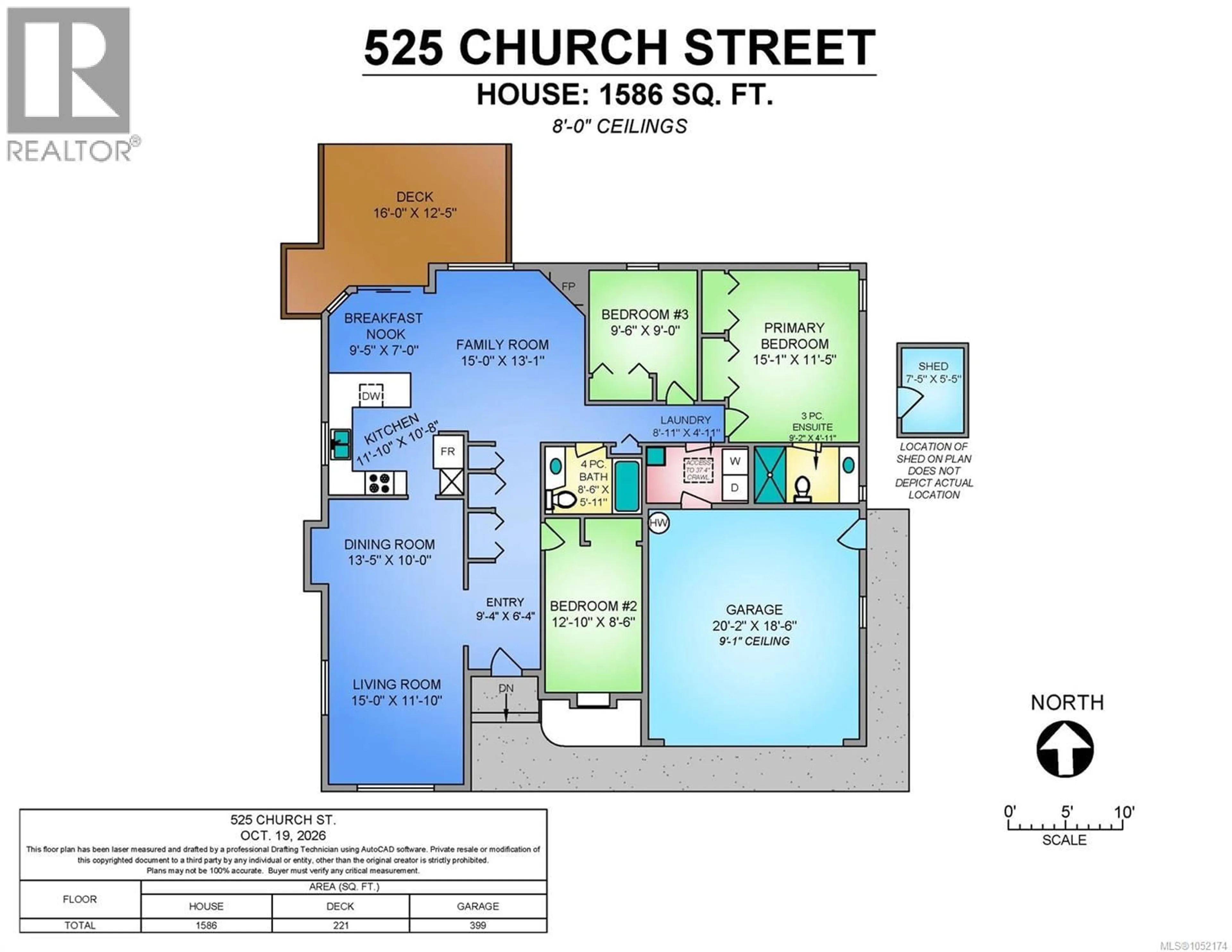 Floor plan for 525 CHURCH STREET, Comox British Columbia V9M4G5