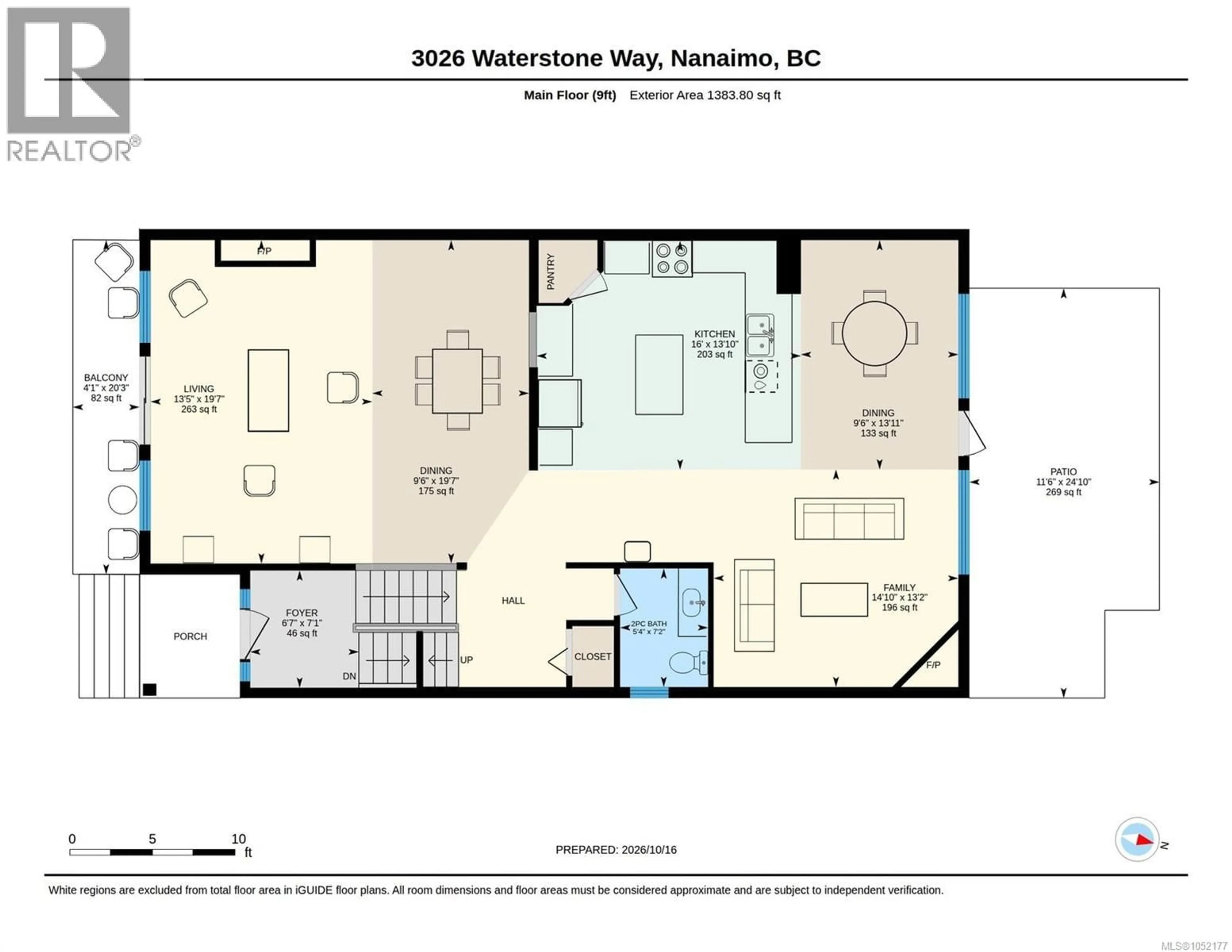 Floor plan for 3026 WATERSTONE WAY, Nanaimo British Columbia V9T6S8