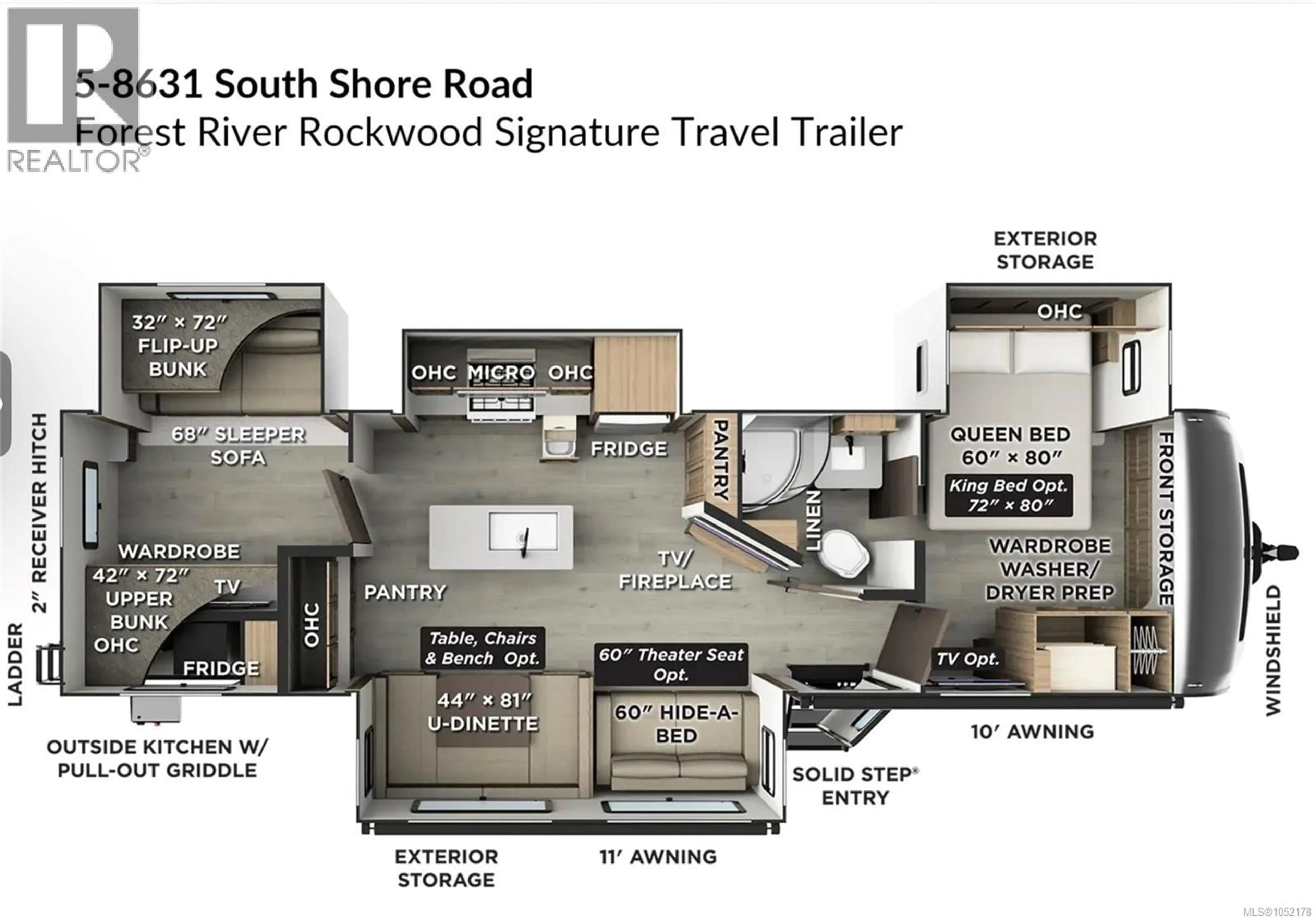 Floor plan for 5 - 8631 SOUTH SHORE ROAD, Lake Cowichan British Columbia V0R2G0