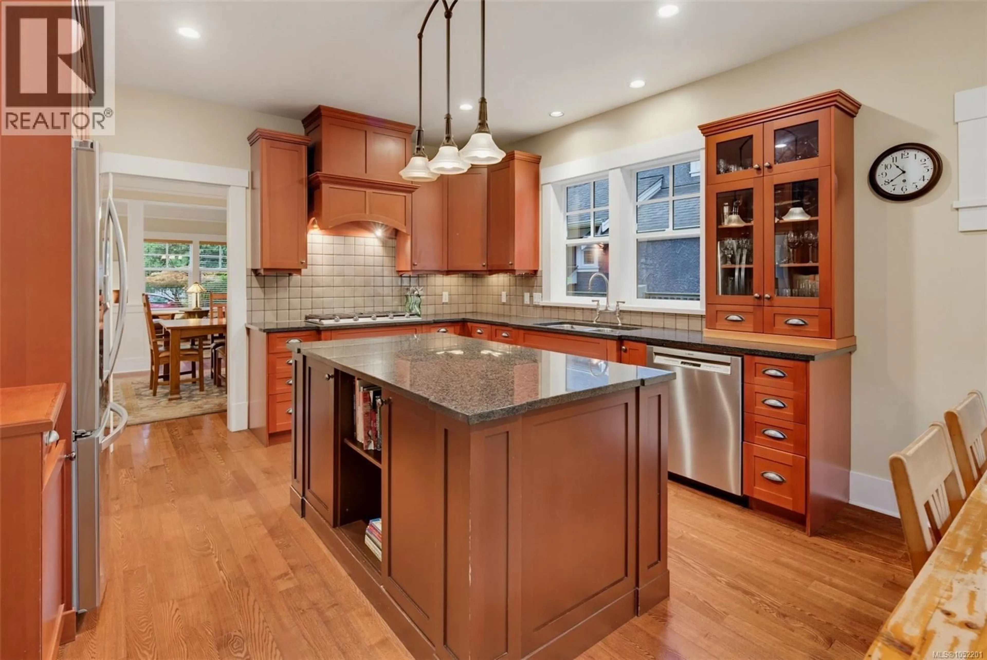 Contemporary kitchen, ceramic/tile floor for 2171 BARTLETT AVENUE, Oak Bay British Columbia V8S2R1