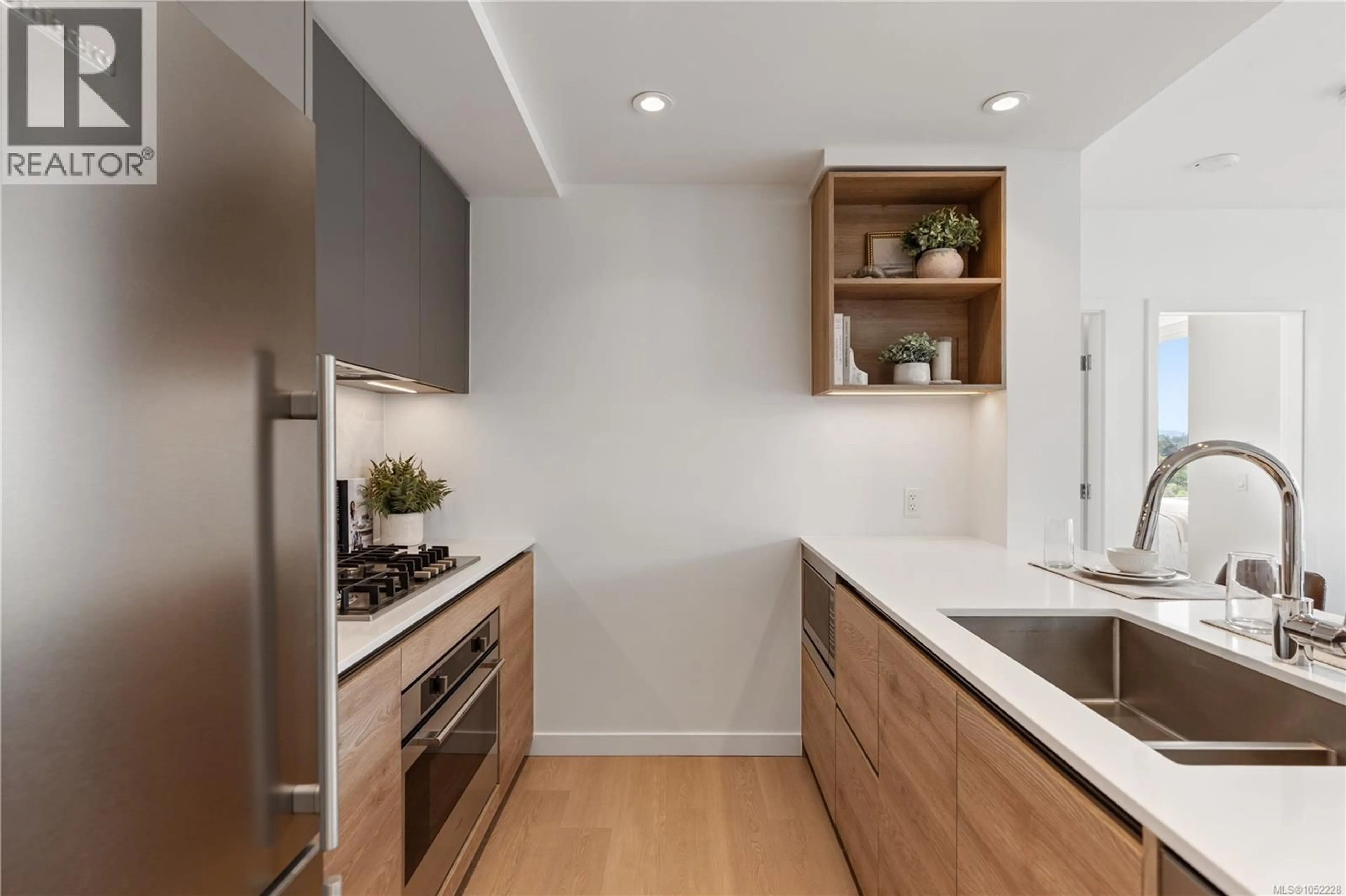 Contemporary kitchen, unknown for 908 - 369 TYEE ROAD, Victoria British Columbia V9A0B6