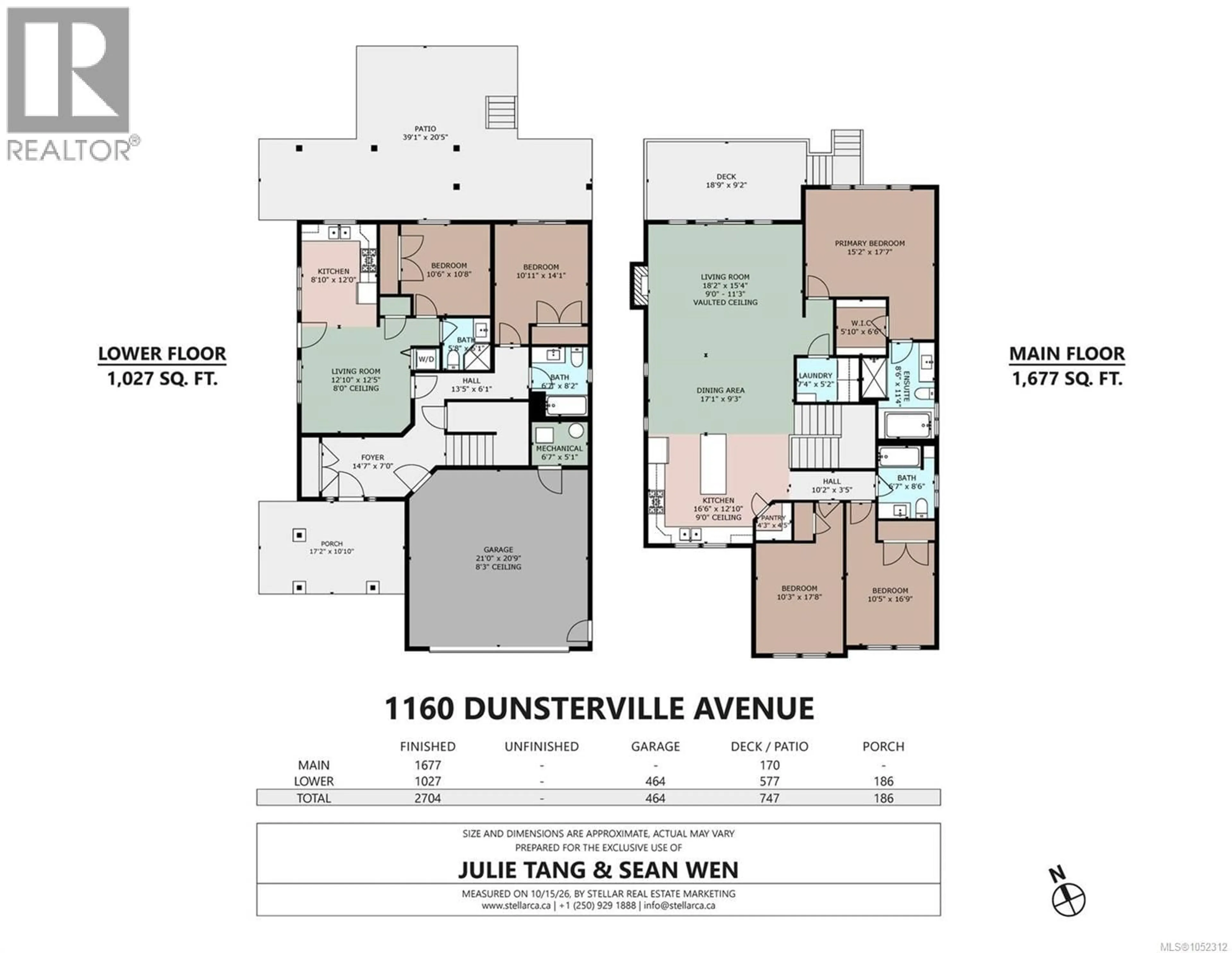 Floor plan for 1160 DUNSTERVILLE AVENUE, Saanich British Columbia V8Z2W7