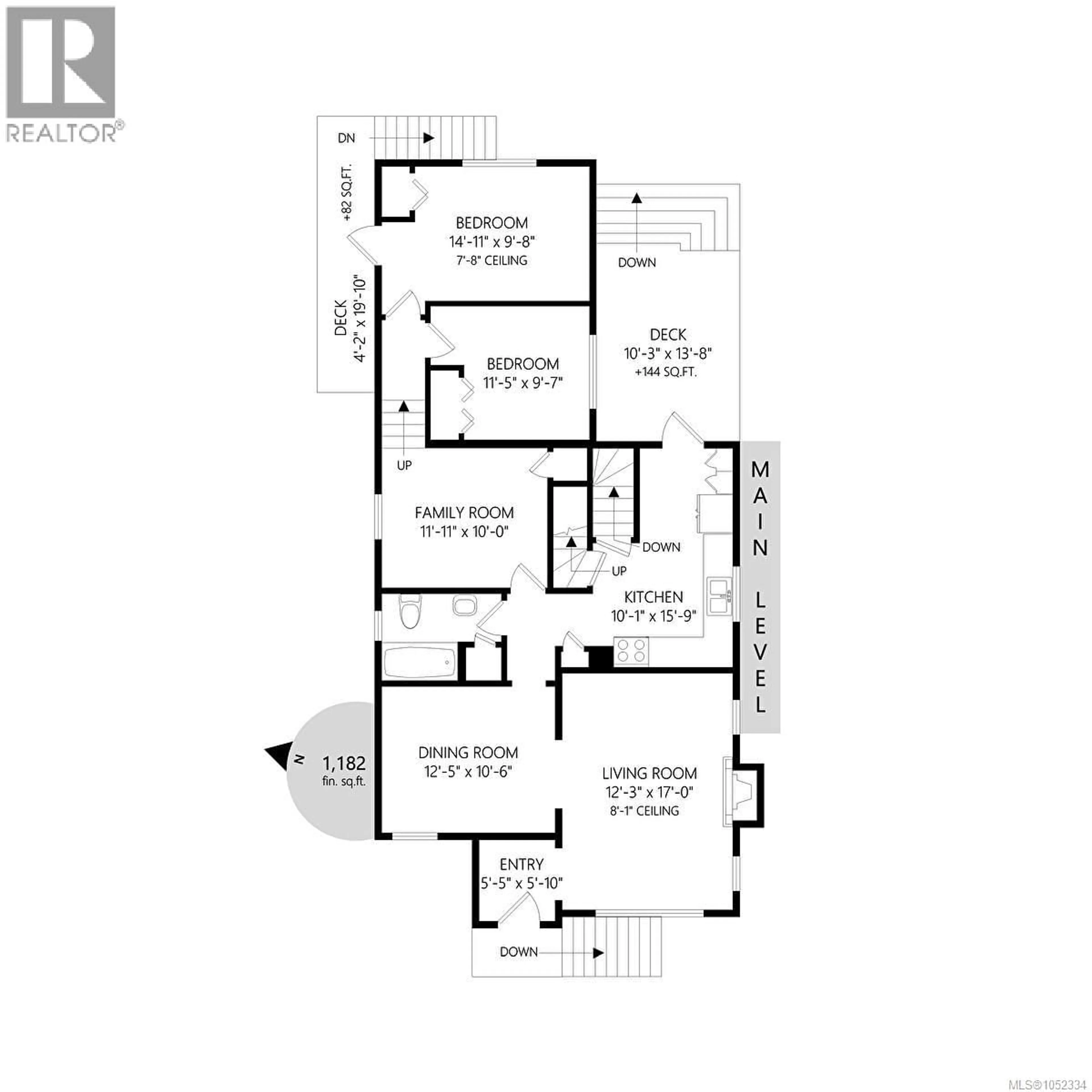 Floor plan for 3721 CRAIGMILLAR AVENUE, Saanich British Columbia V8P3H2
