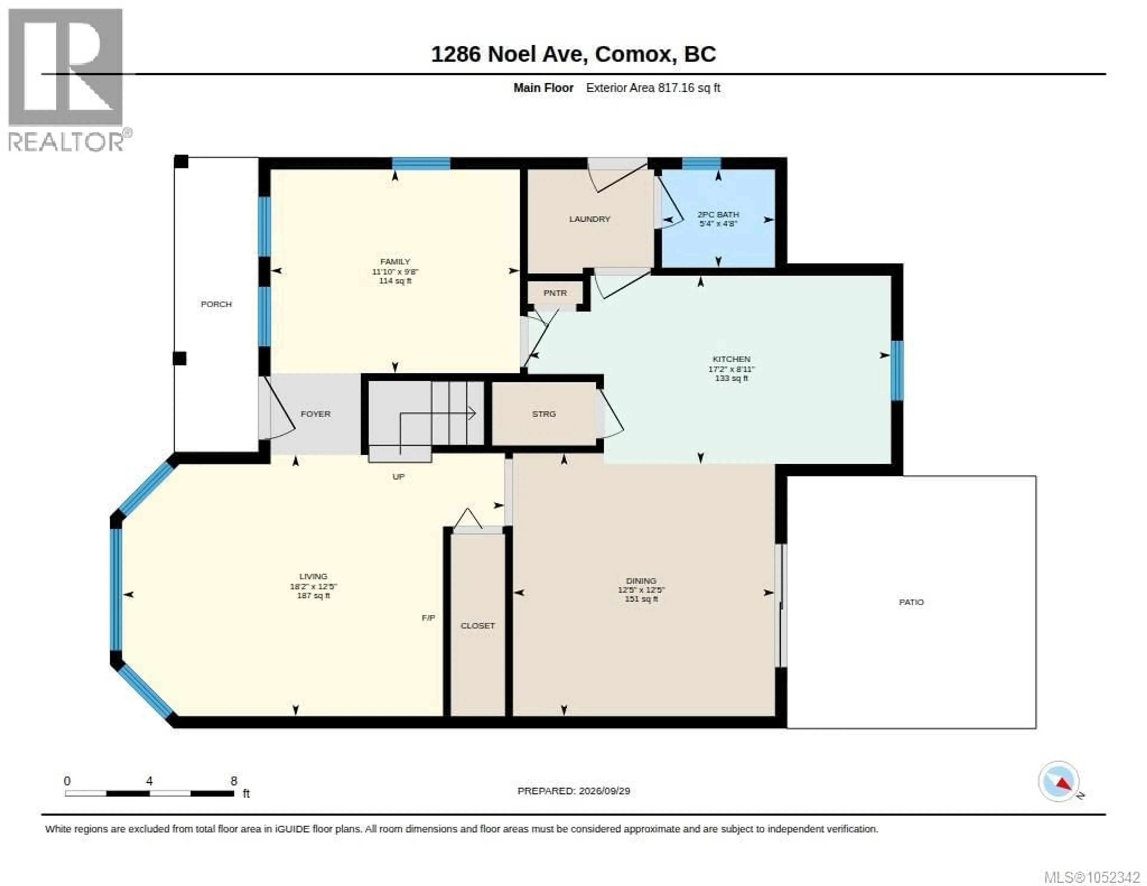 Floor plan for 1286 NOEL AVENUE, Comox British Columbia V9M4A3