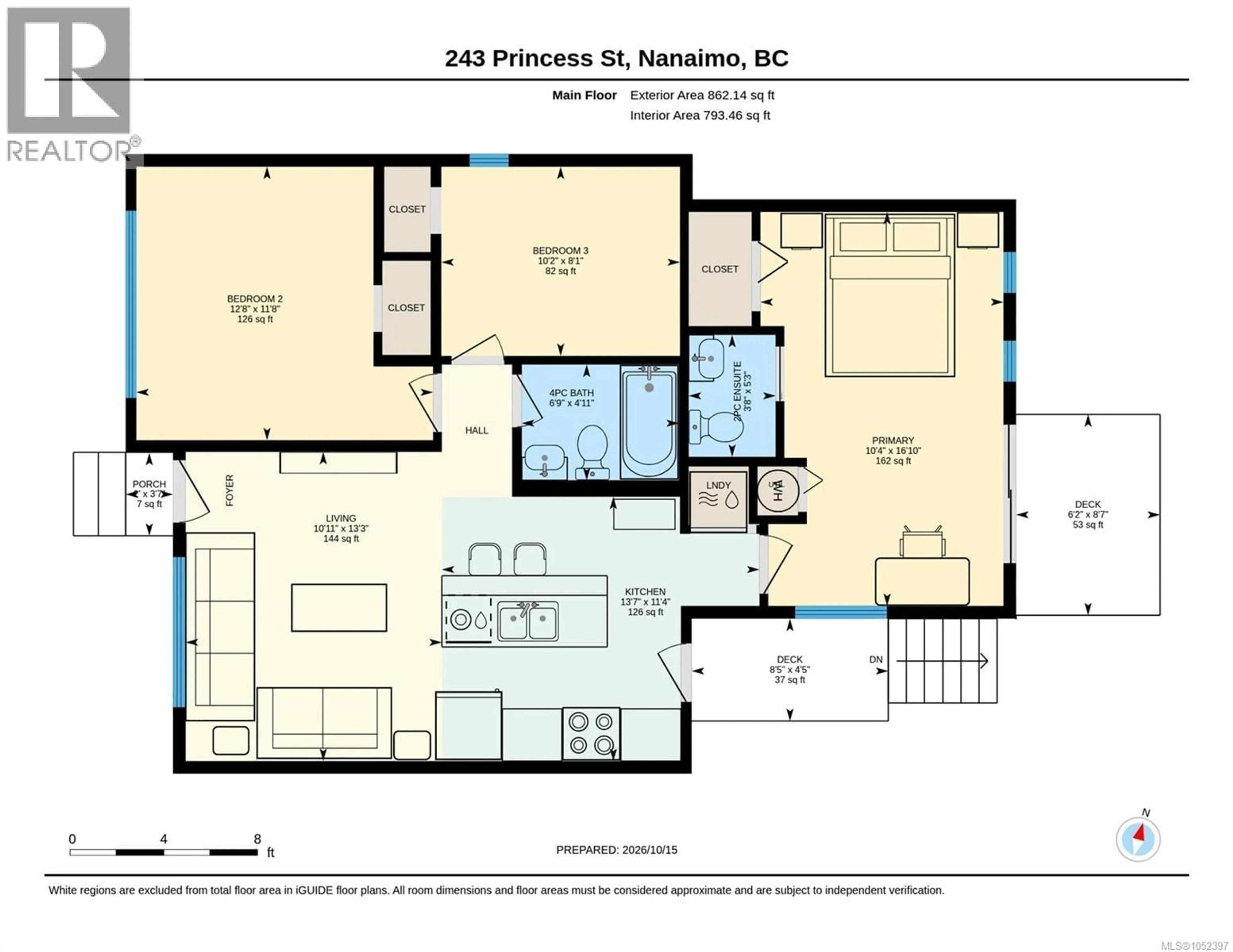 Floor plan for 243 PRINCESS STREET, Nanaimo British Columbia V9R4M8