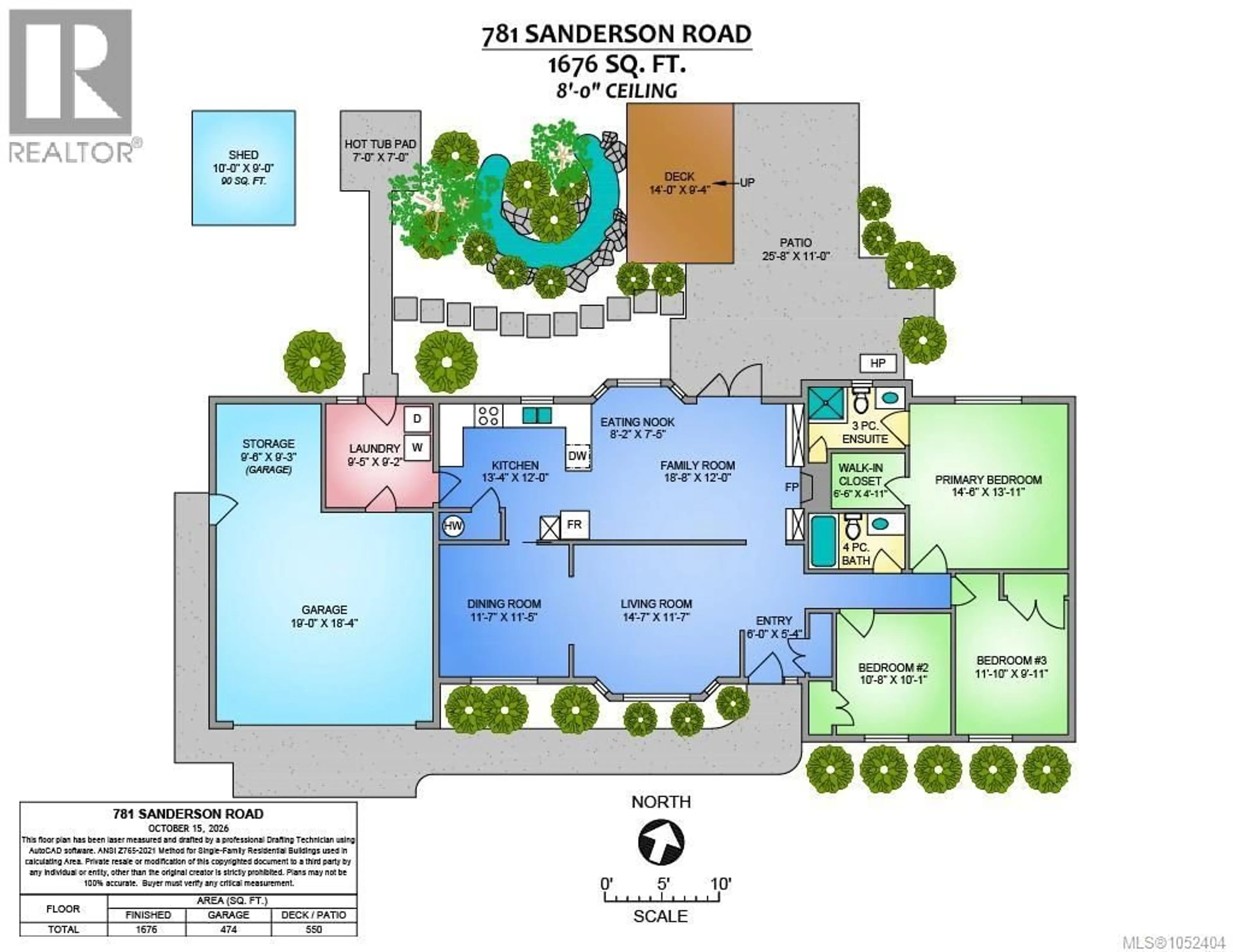 Floor plan for 781 SANDERSON ROAD, Parksville British Columbia V9P1A8