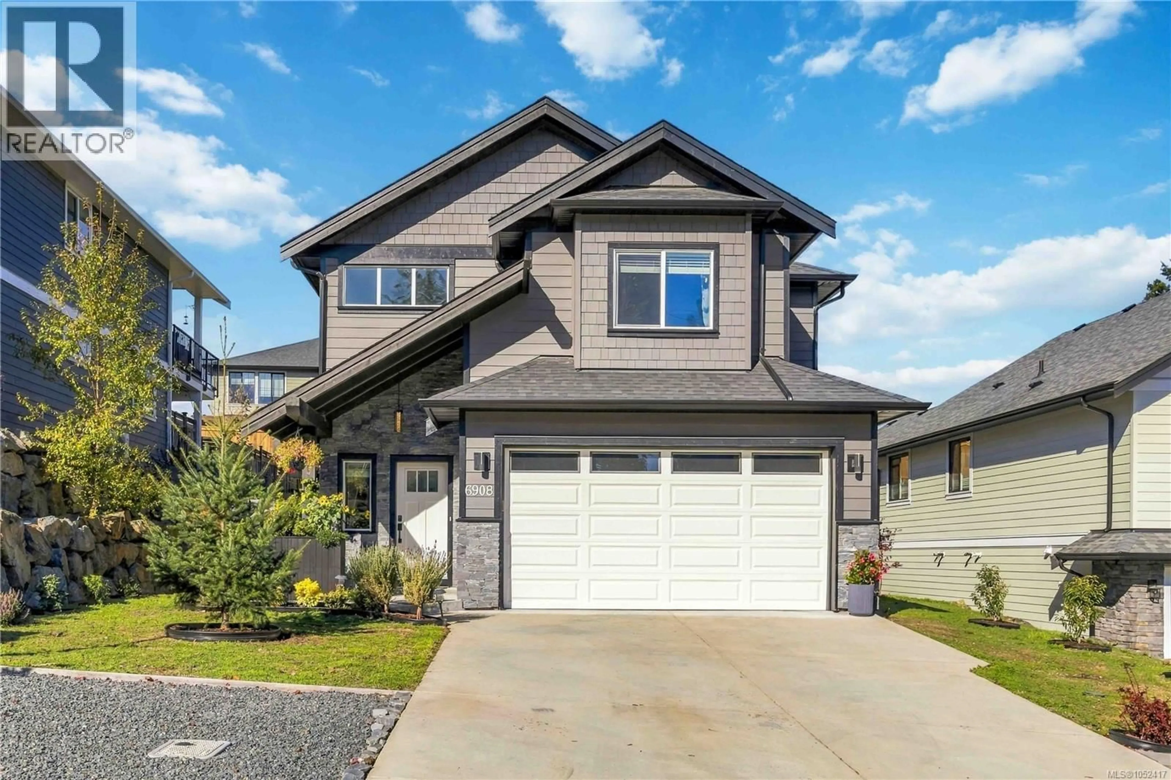 Home with vinyl exterior material, street for 6908 BLANCHARD ROAD, Sooke British Columbia V9Z1P2