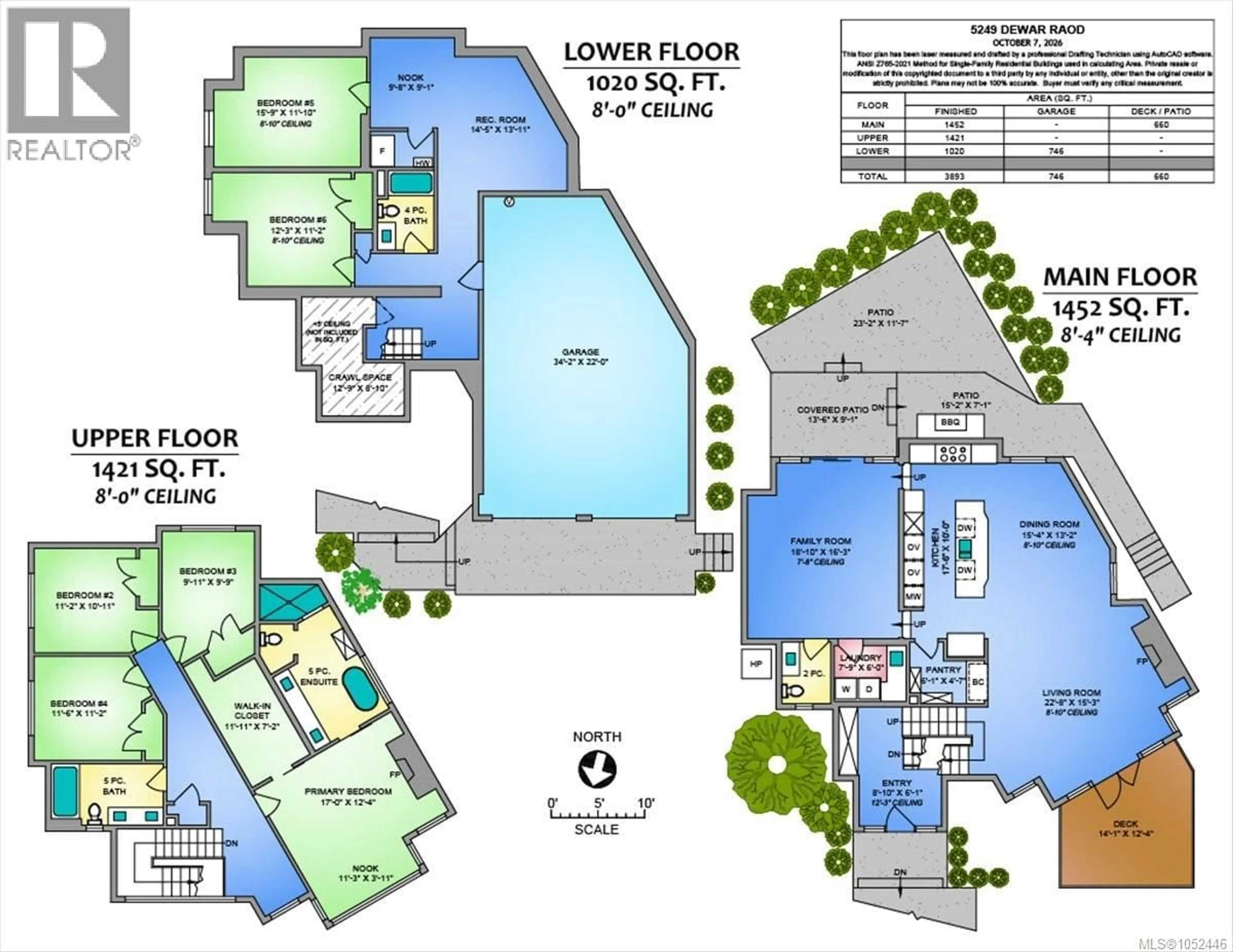 Floor plan for 5249 DEWAR ROAD, Nanaimo British Columbia V9T6T3