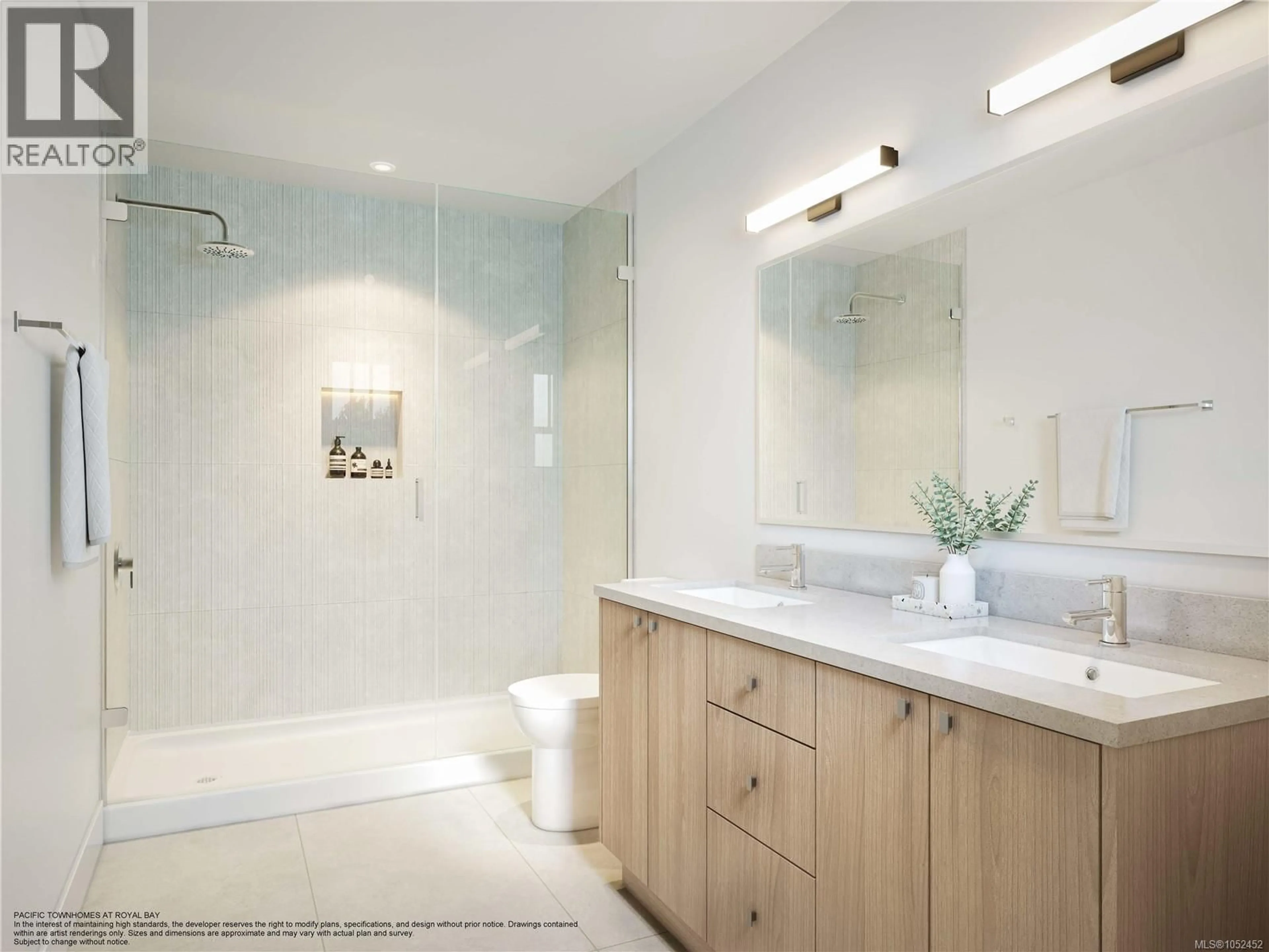 Contemporary bathroom, ceramic/tile floor for 6 - 3352 RYDER HESJEDAL WAY, Colwood British Columbia V0V0V0