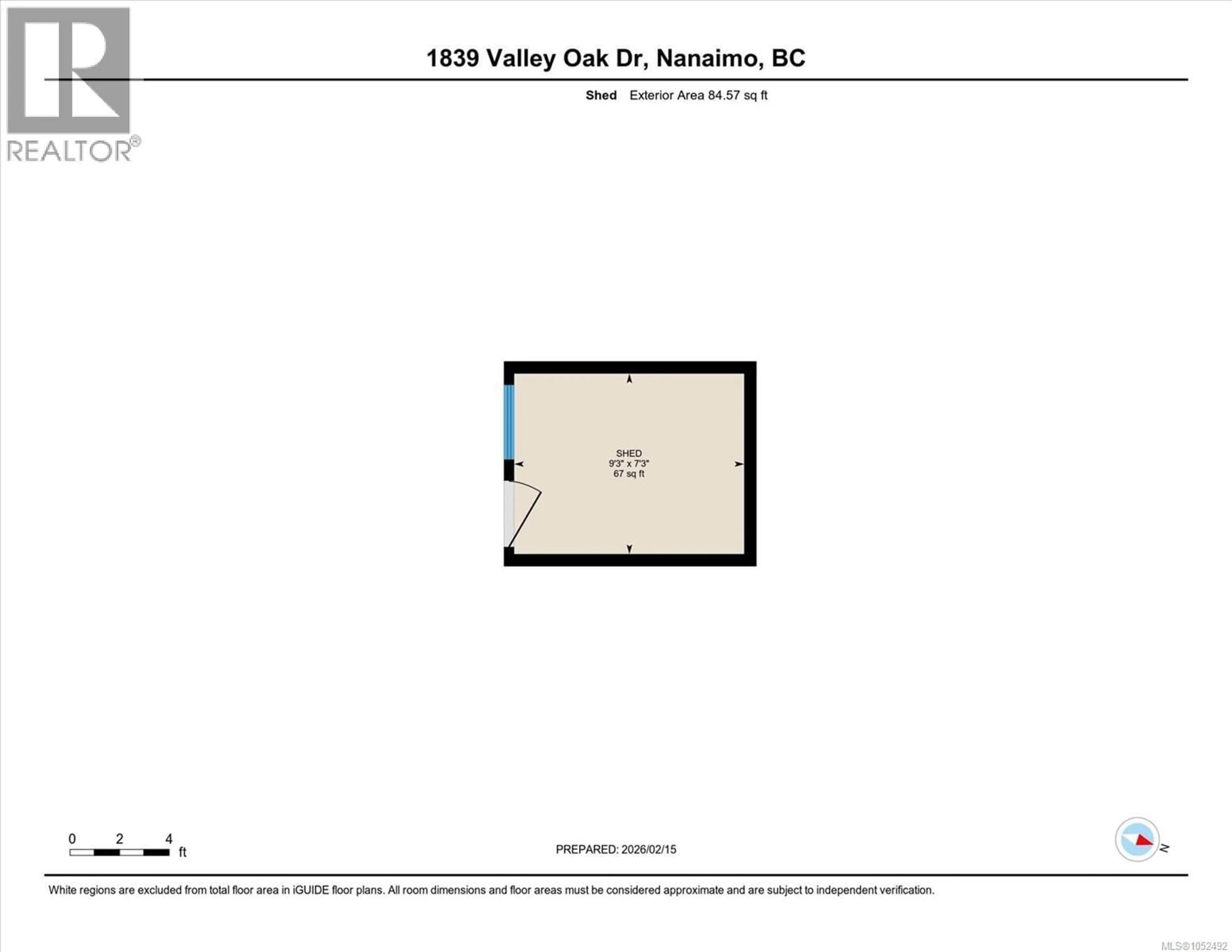 Floor plan for 1839 VALLEY OAK DRIVE, Nanaimo British Columbia V9R6N1