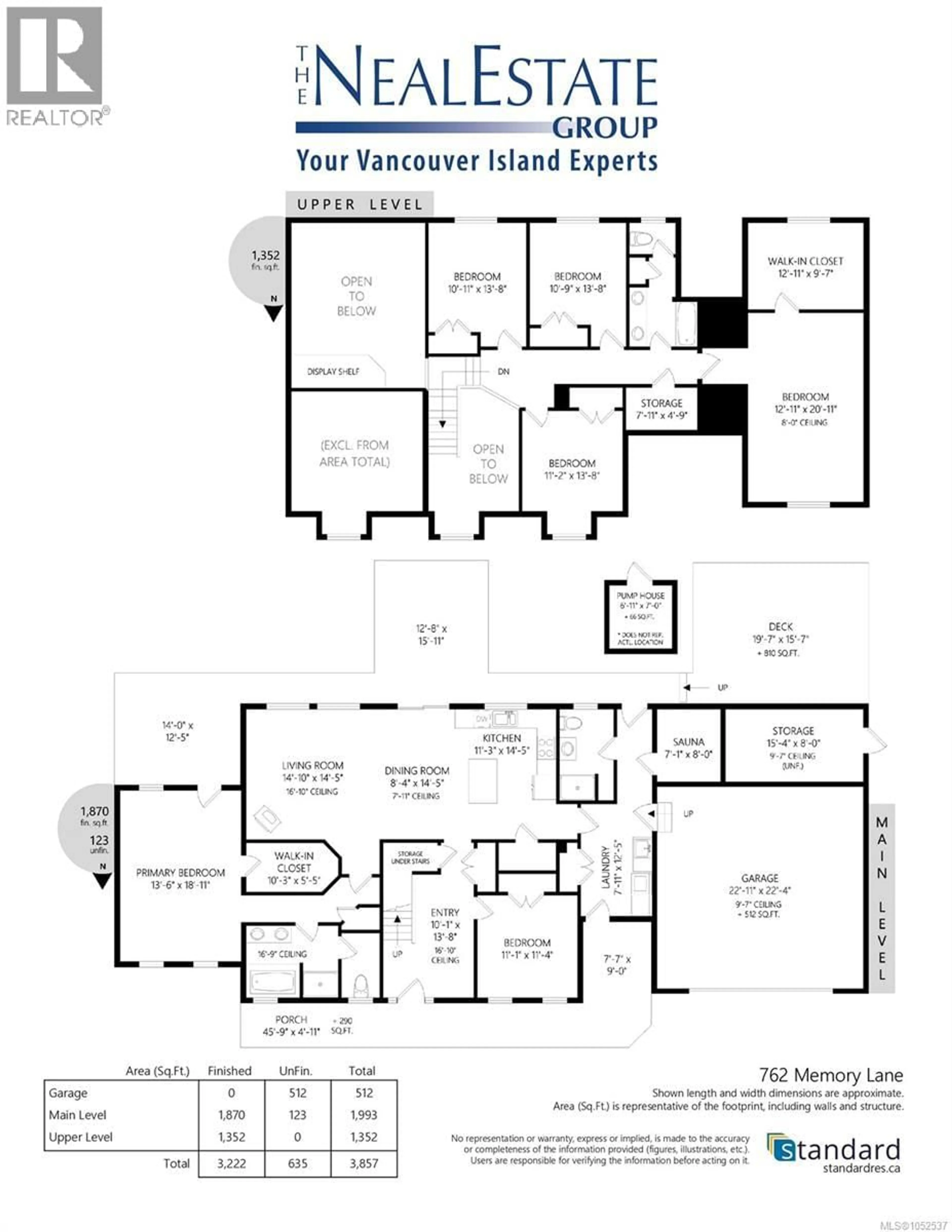 Floor plan for 762 MEMORY LANE, Mill Bay British Columbia V0R2P4