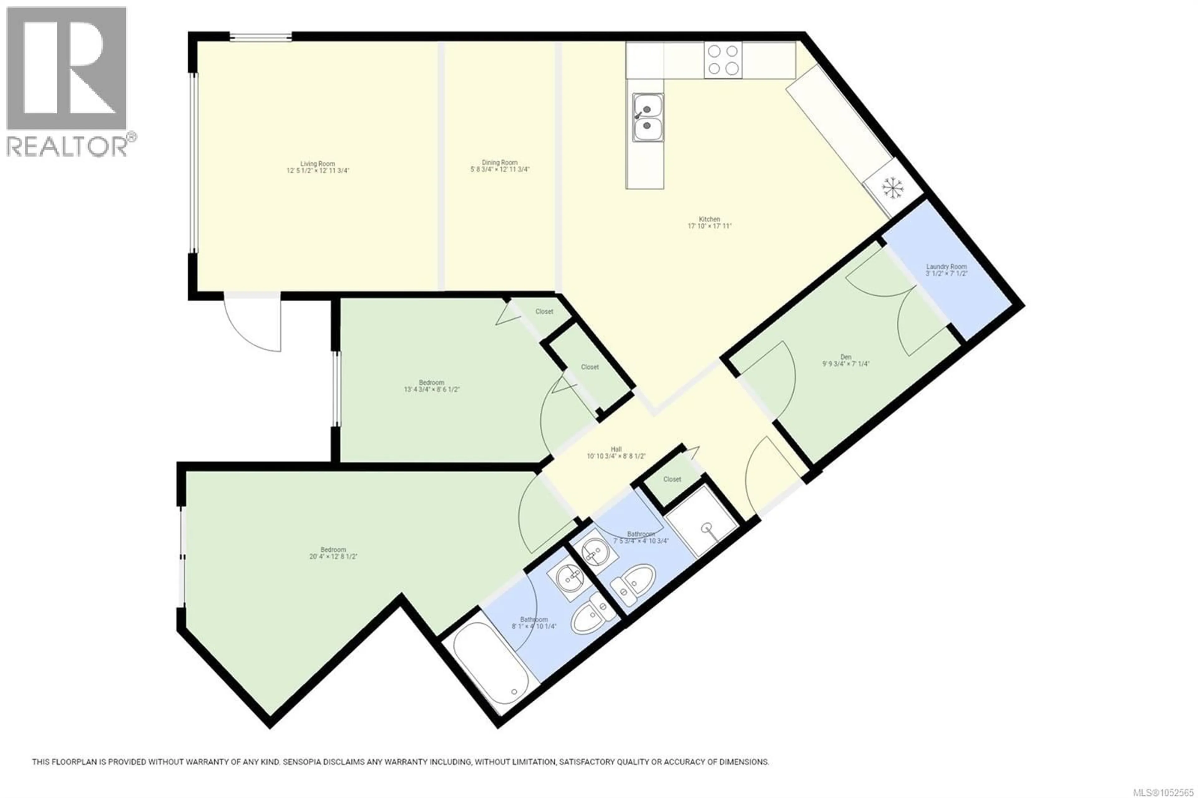 Floor plan for 217 - 350 ISLAND HIGHWAY SOUTH, Campbell River British Columbia V9W1A5