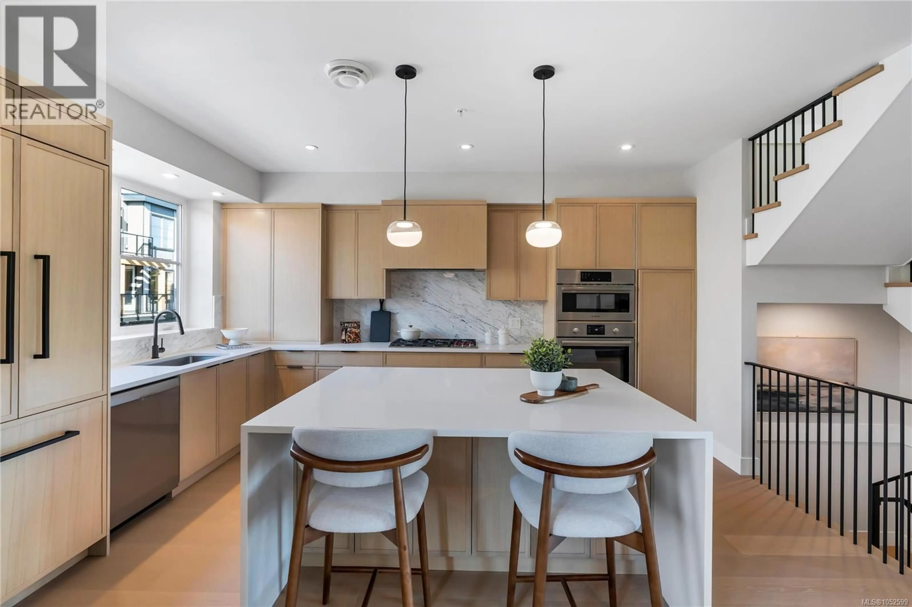 Contemporary kitchen, ceramic/tile floor for 11 - 2590 PENRHYN STREET, Saanich British Columbia V8N1G3
