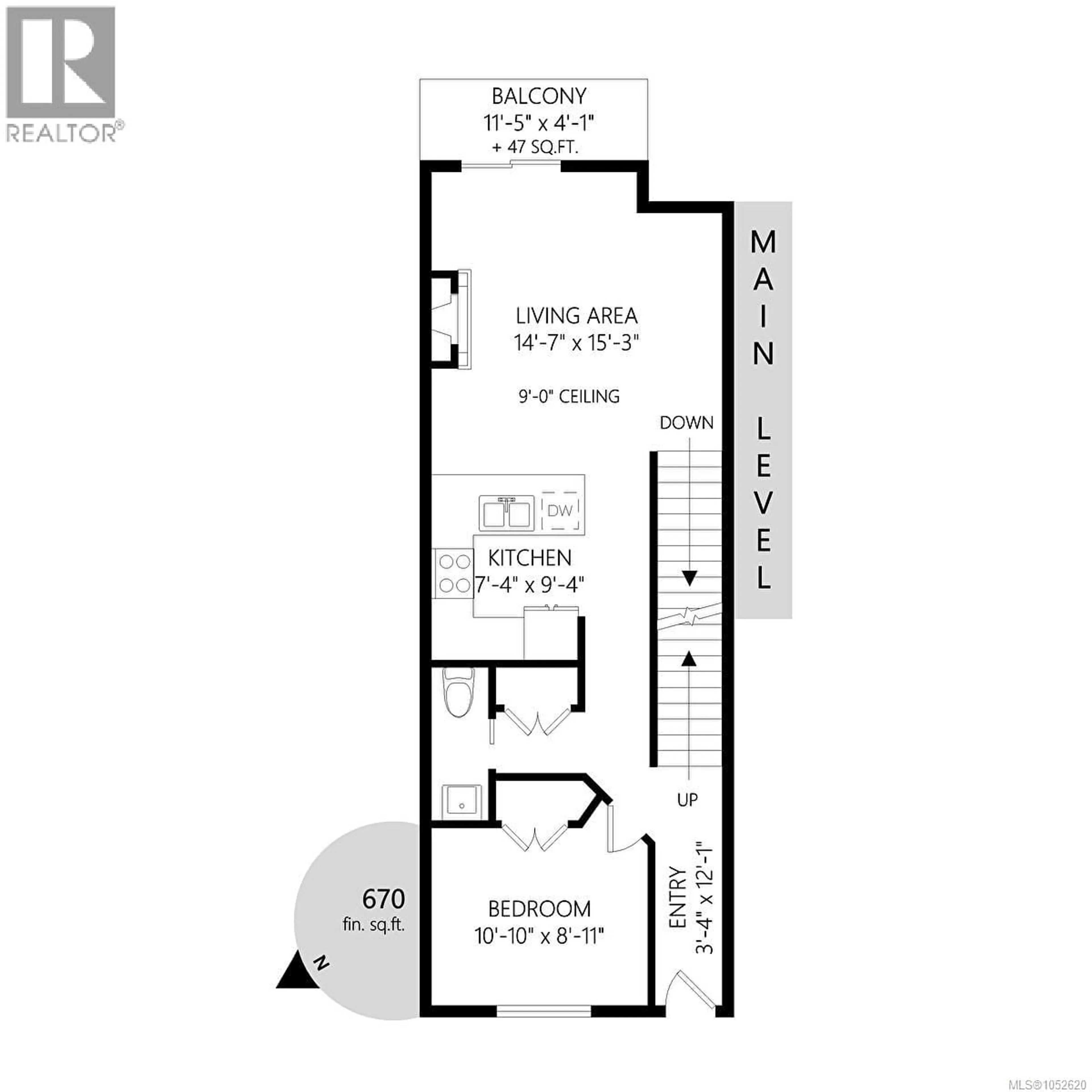 Floor plan for 1243 FLINT AVENUE, Langford British Columbia V9B0Y6