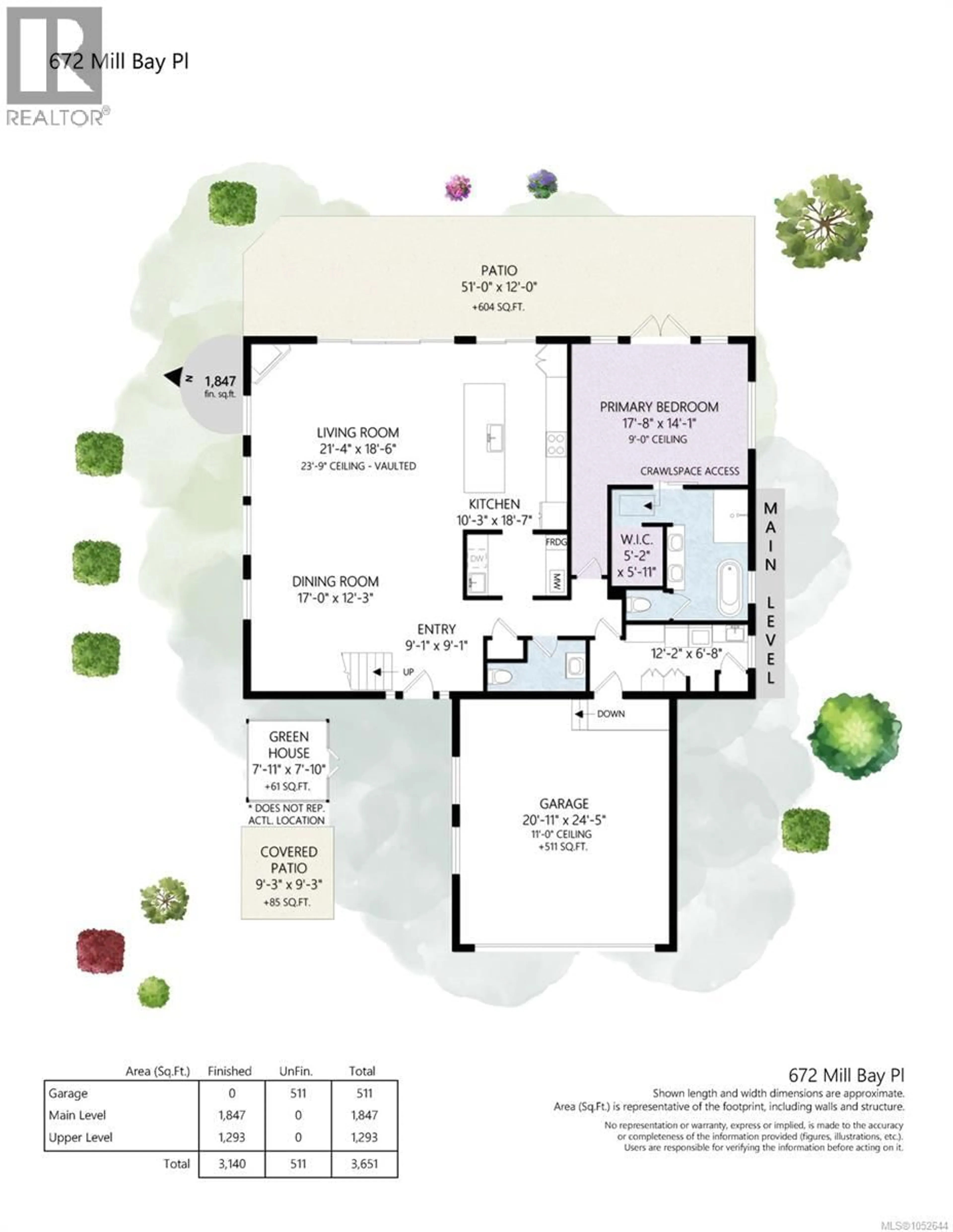 Floor plan for 672 MILL BAY PLACE, Mill Bay British Columbia V0R2P4