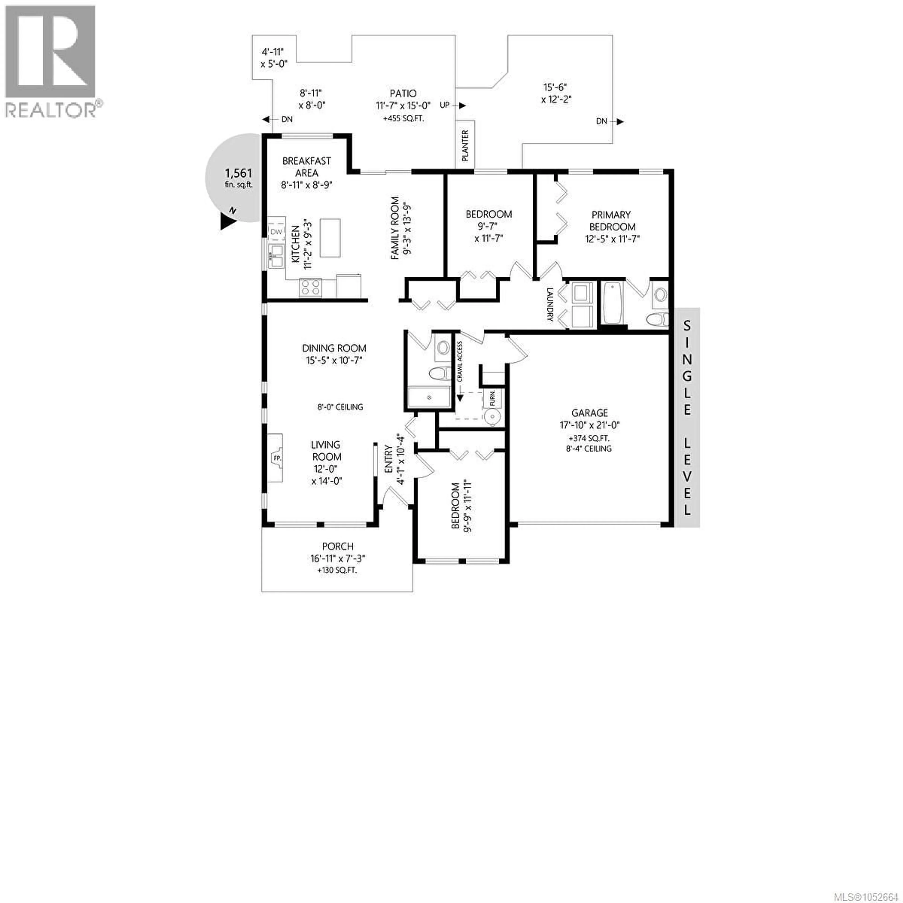 Floor plan for 87 BRIDGEWATER LANE, Parksville British Columbia V9O2V9