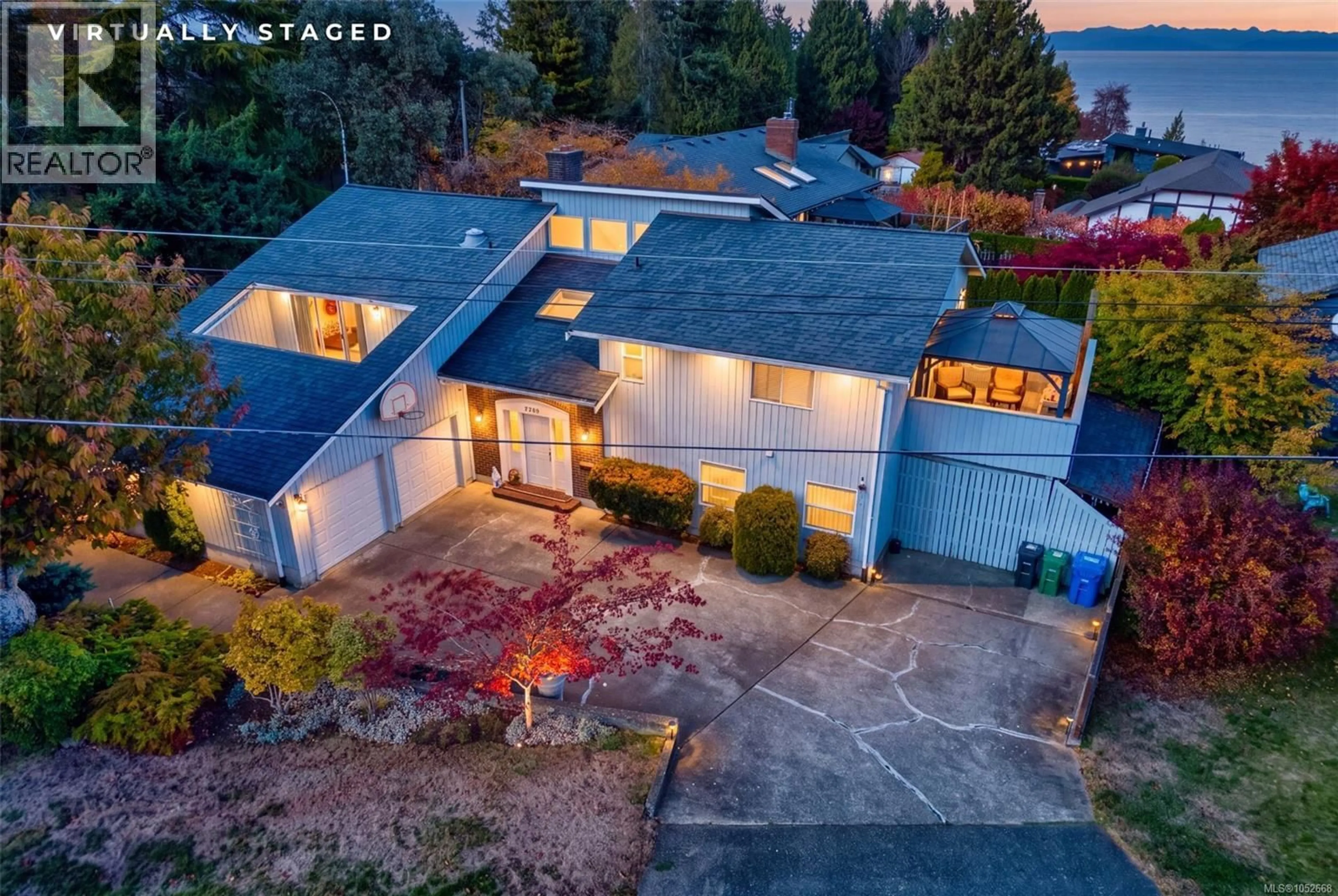 A pic from outside/outdoor area/front of a property/back of a property/a pic from drone, street for 6728 MEDD ROAD, Nanaimo British Columbia V9V1C4