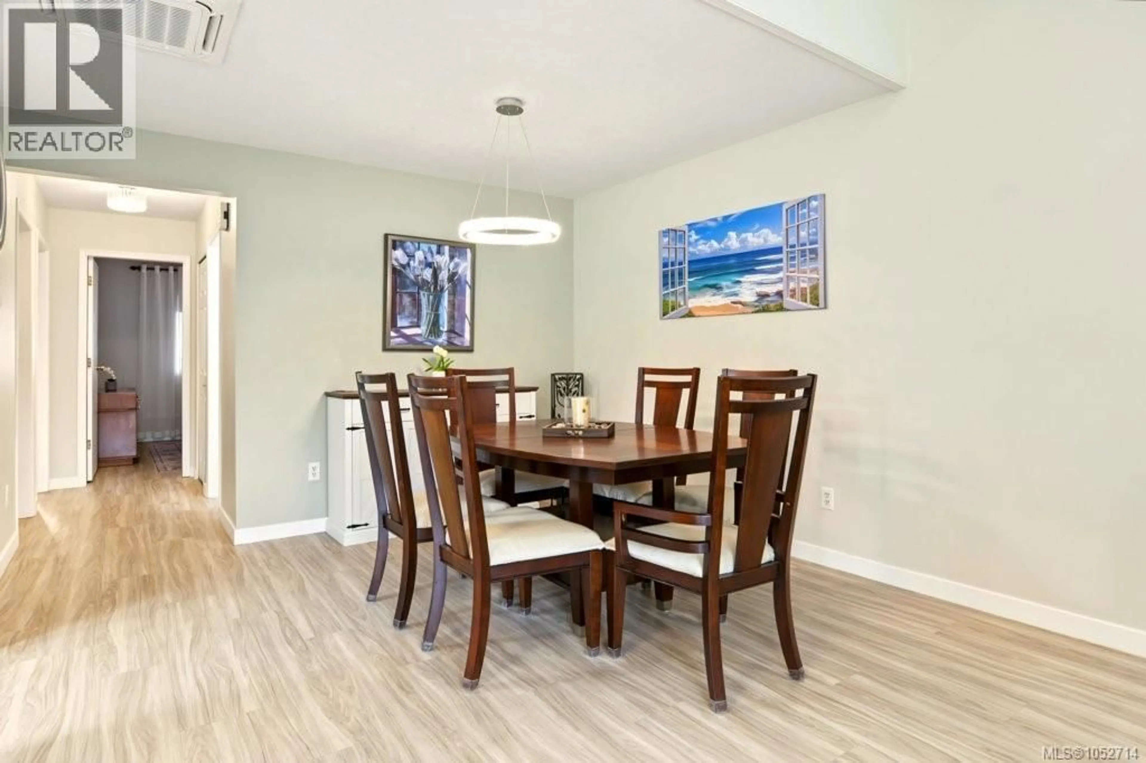 Dining room, wood/laminate floor for 64 - 120 FINHOLM STREET, Parksville British Columbia V9P1J5