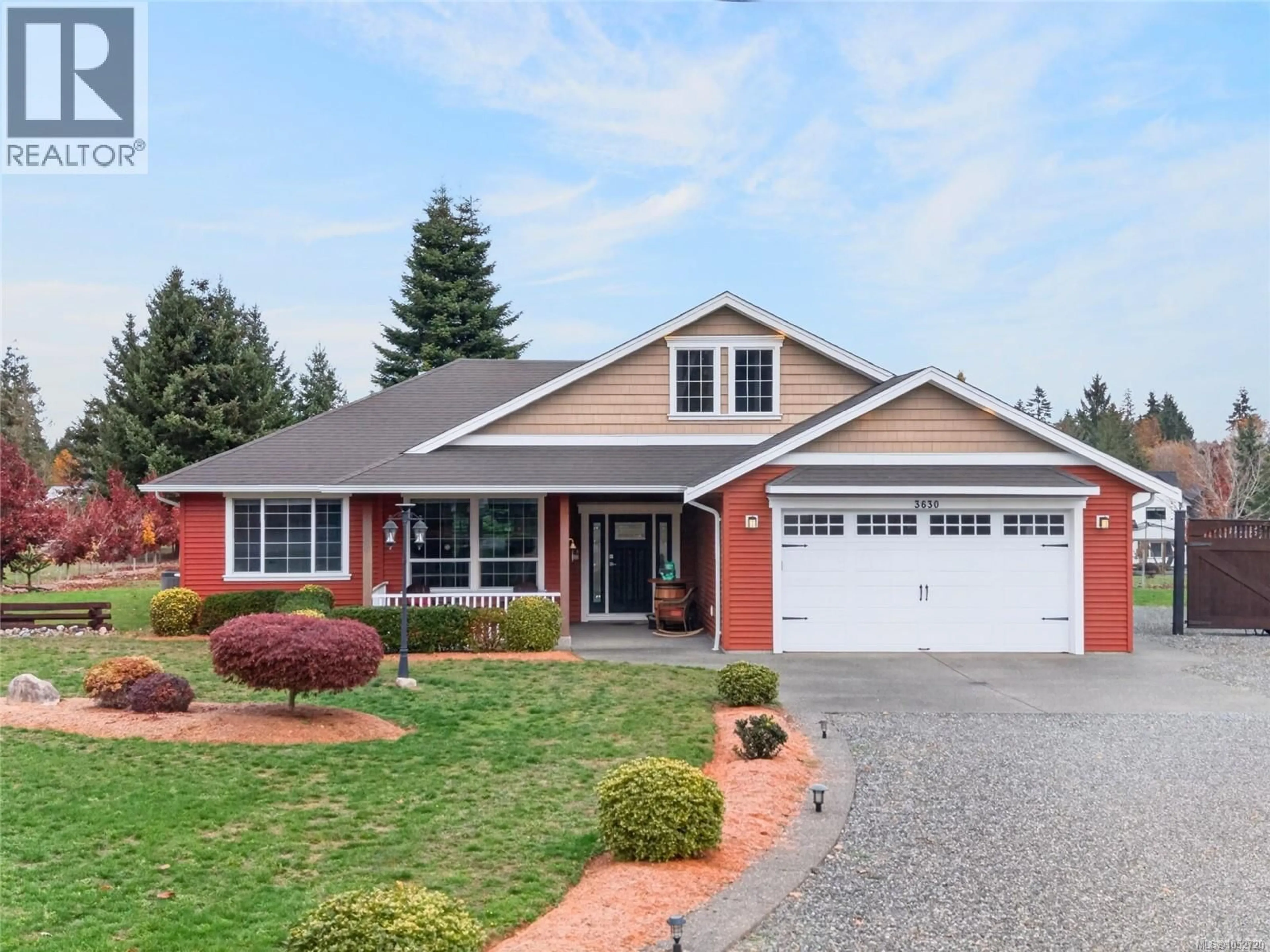 Home with vinyl exterior material, street for 3630 EAGLEVIEW DRIVE, Courtenay British Columbia V9N4A7