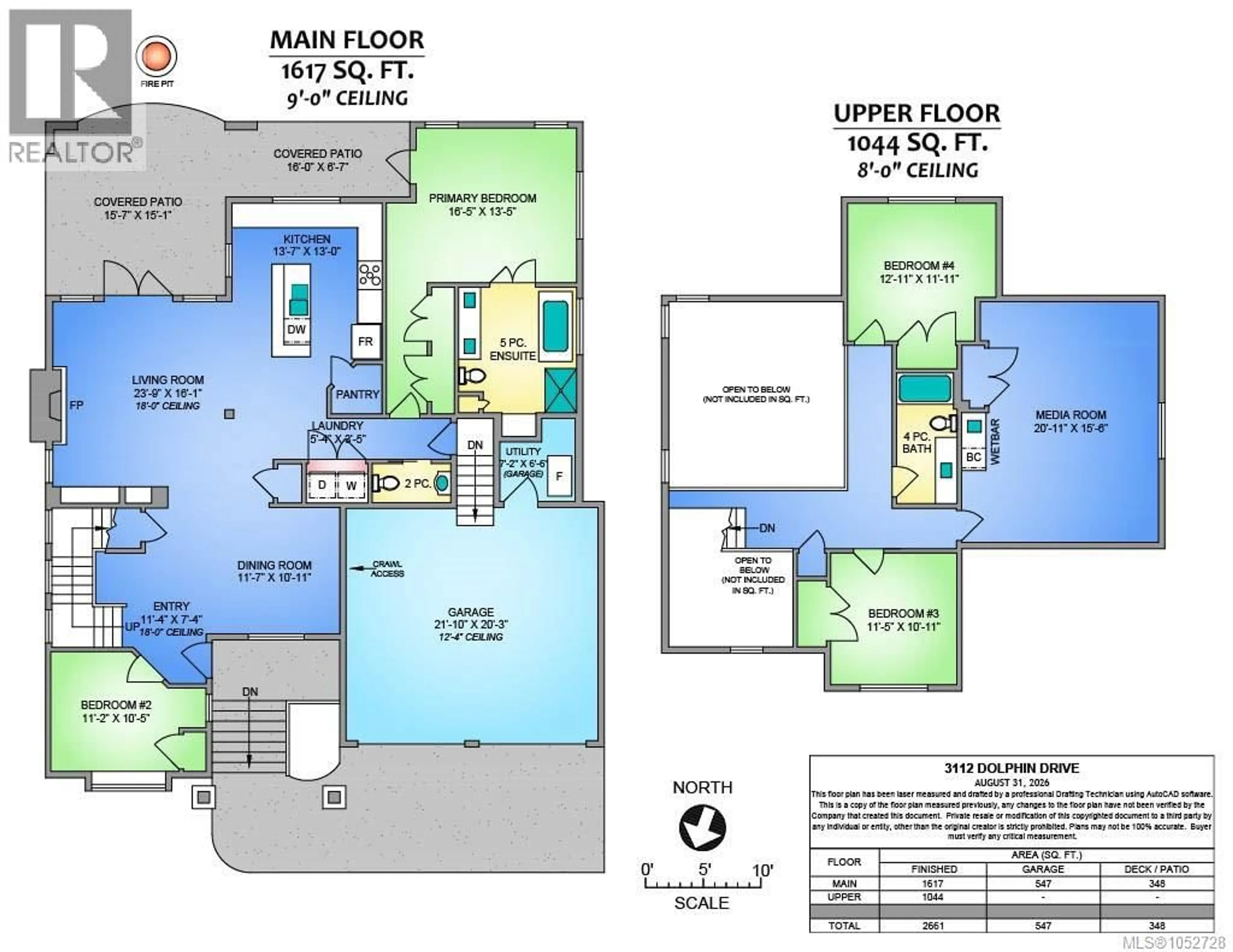 Floor plan for 3112 DOLPHIN DRIVE, Nanoose Bay British Columbia V9P9J2