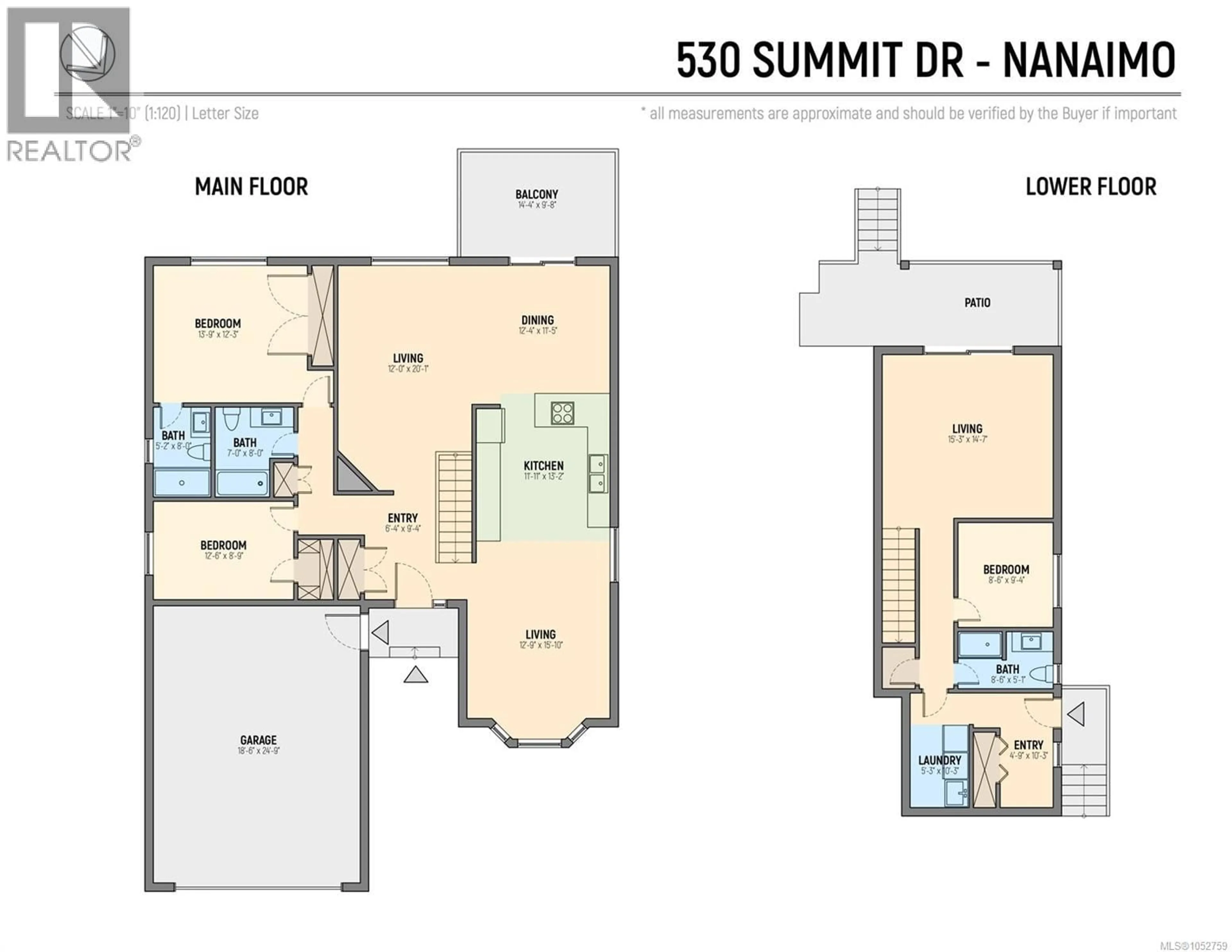 Floor plan for 530 SUMMIT DRIVE, Nanaimo British Columbia V9T5J7