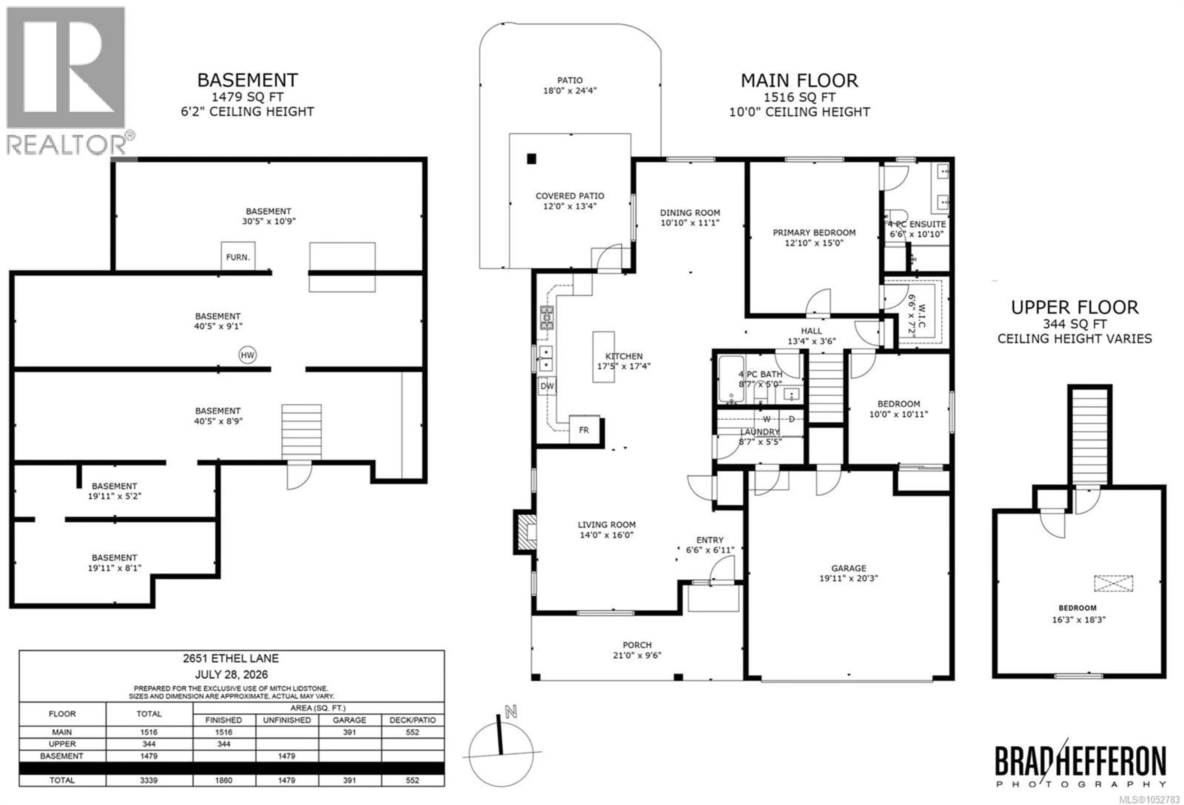 Floor plan for 2651 ETHEL LANE, Shawnigan Lake British Columbia V8H0B7