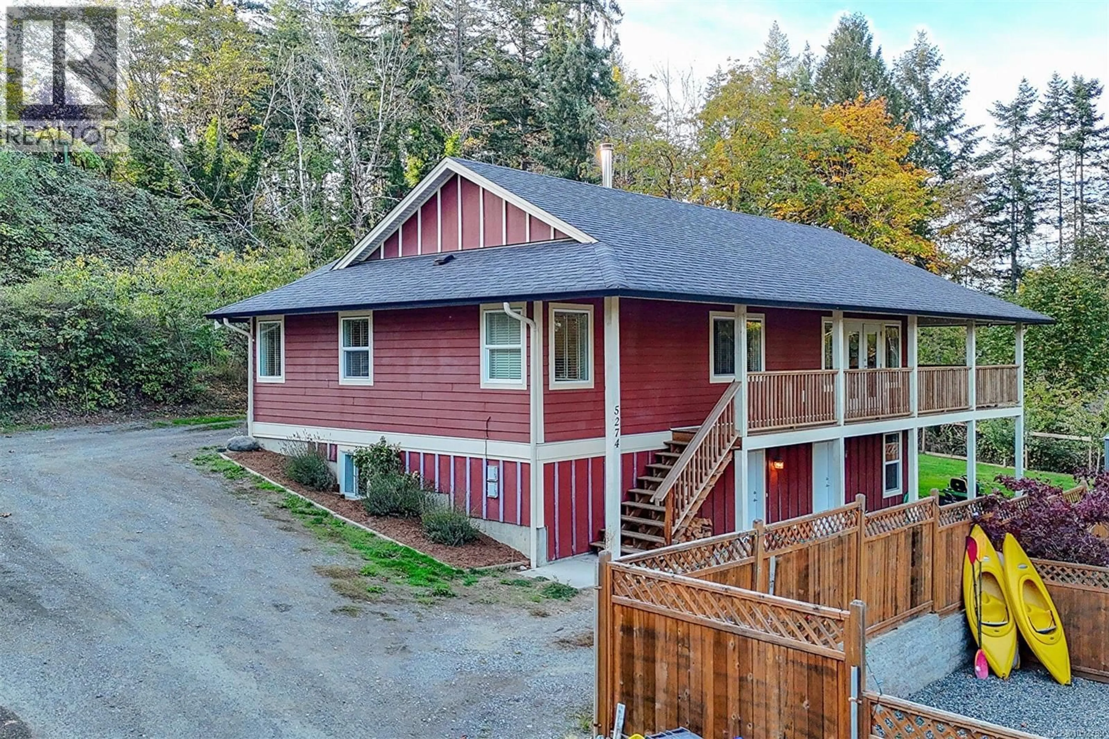 A pic from outside/outdoor area/front of a property/back of a property/a pic from drone, unknown for 5274 KOKSILAH ROAD, Duncan British Columbia V9L6V3
