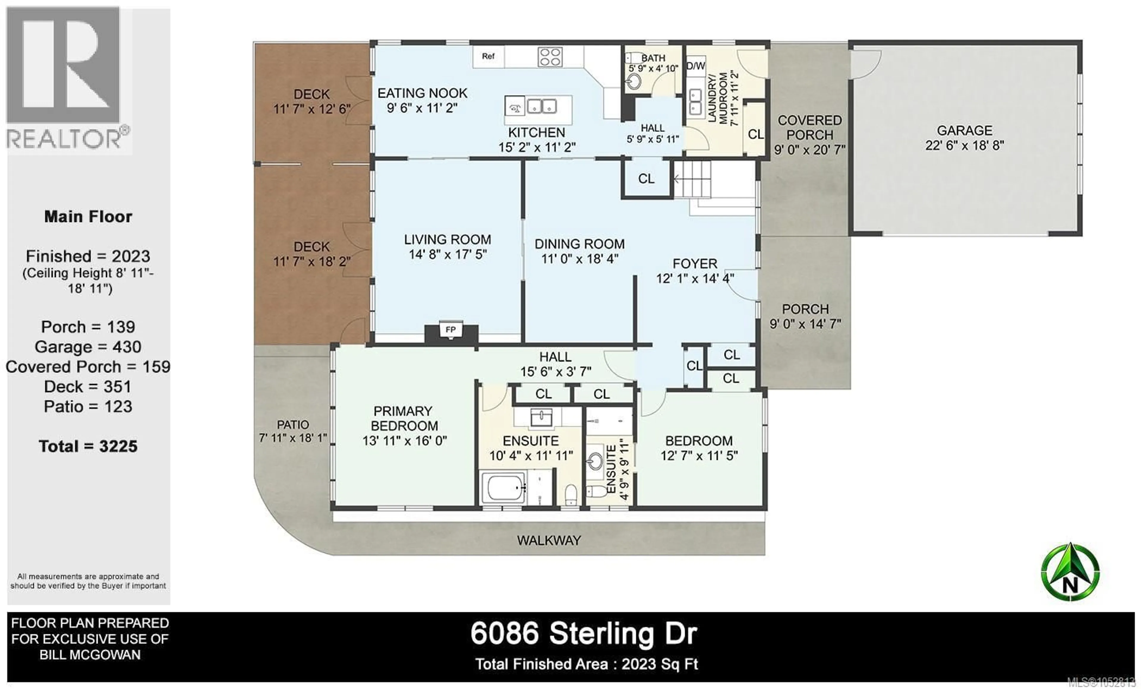Floor plan for 6086 STERLING DRIVE, Duncan British Columbia V9L5N2