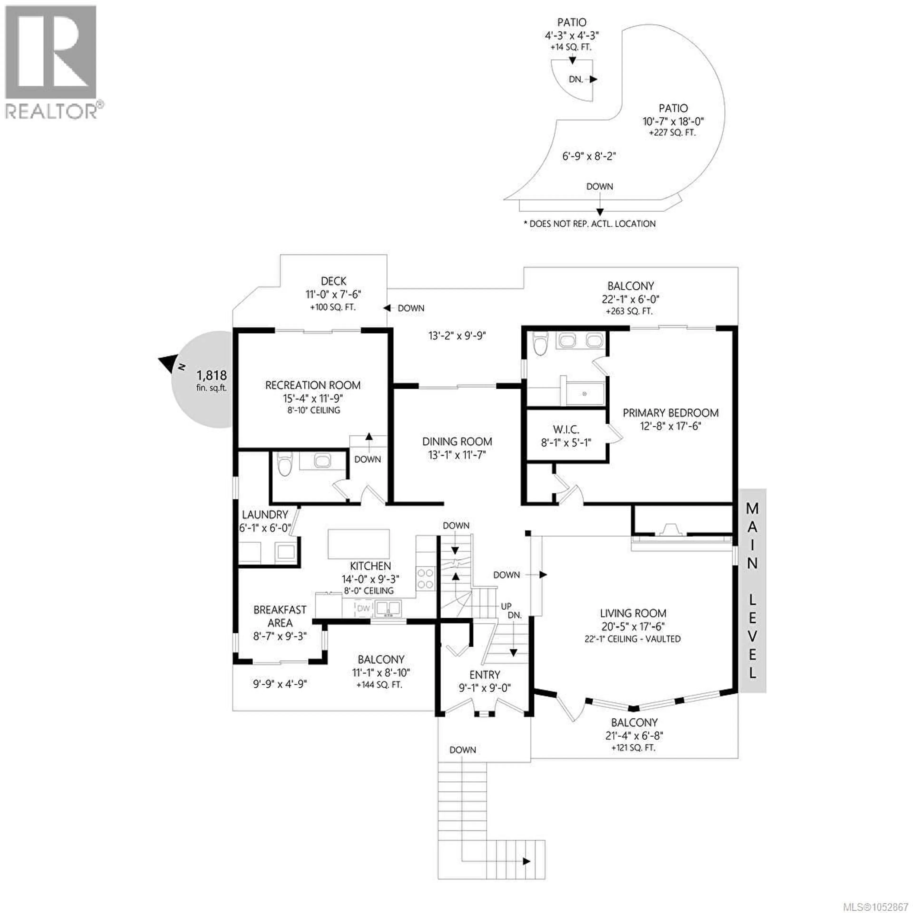 Floor plan for 878 DENFORD CRESCENT, Saanich British Columbia V8X4N1