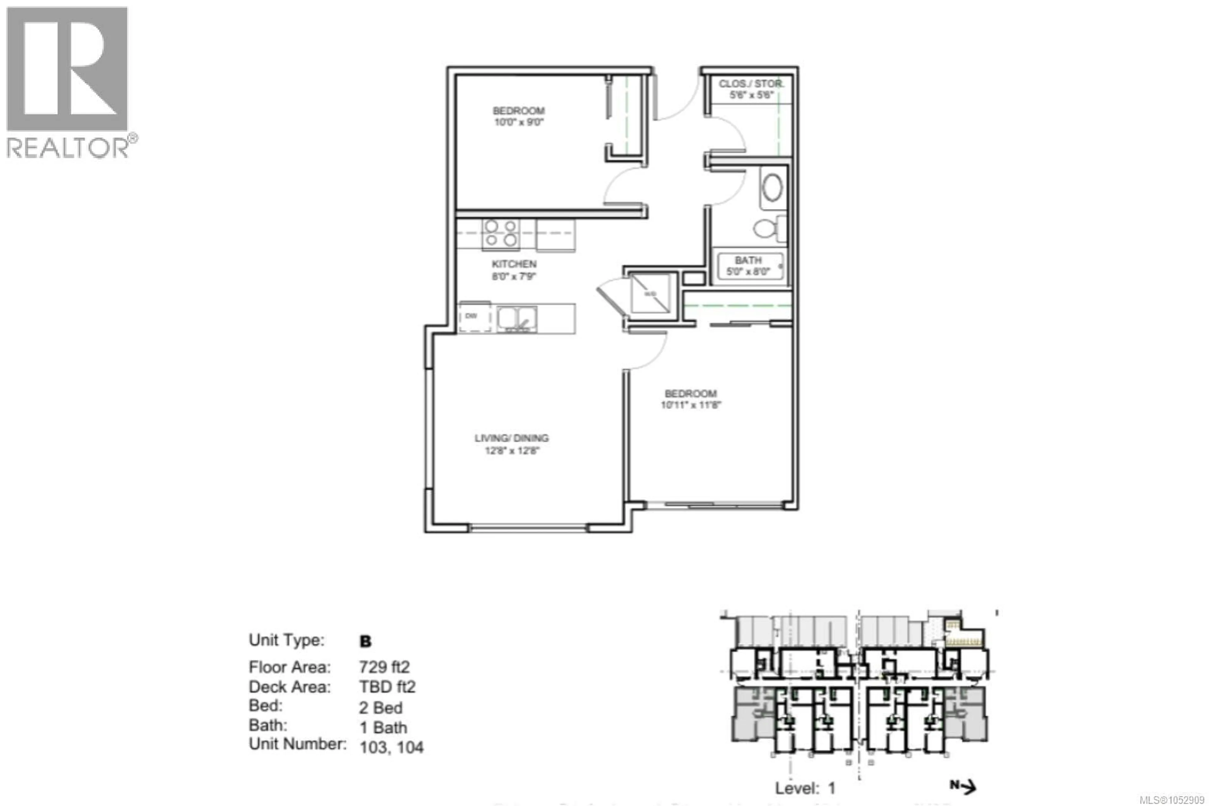 Floor plan for 103 - 529 TERMINAL AVENUE, Nanaimo British Columbia V9S4K1