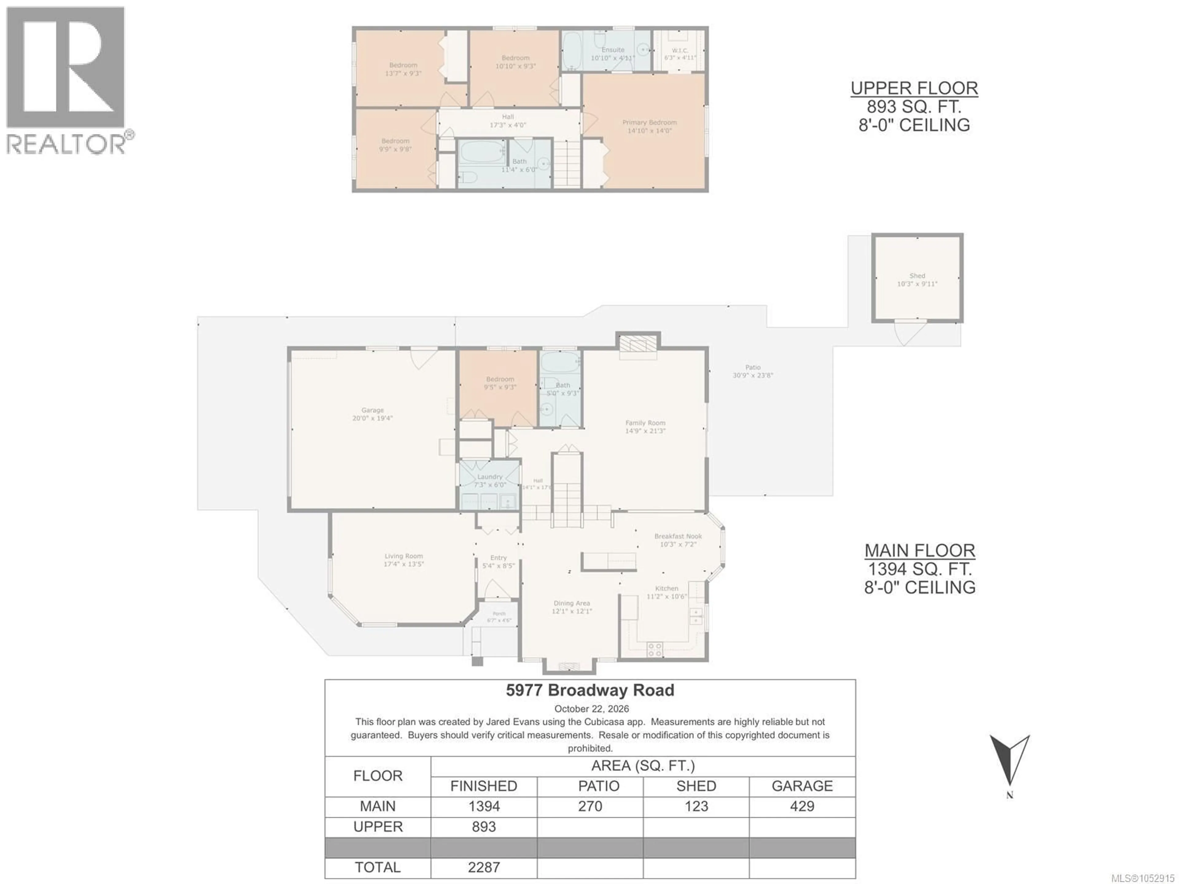 Floor plan for 5977 BROADWAY ROAD, Nanaimo British Columbia V9V1C9