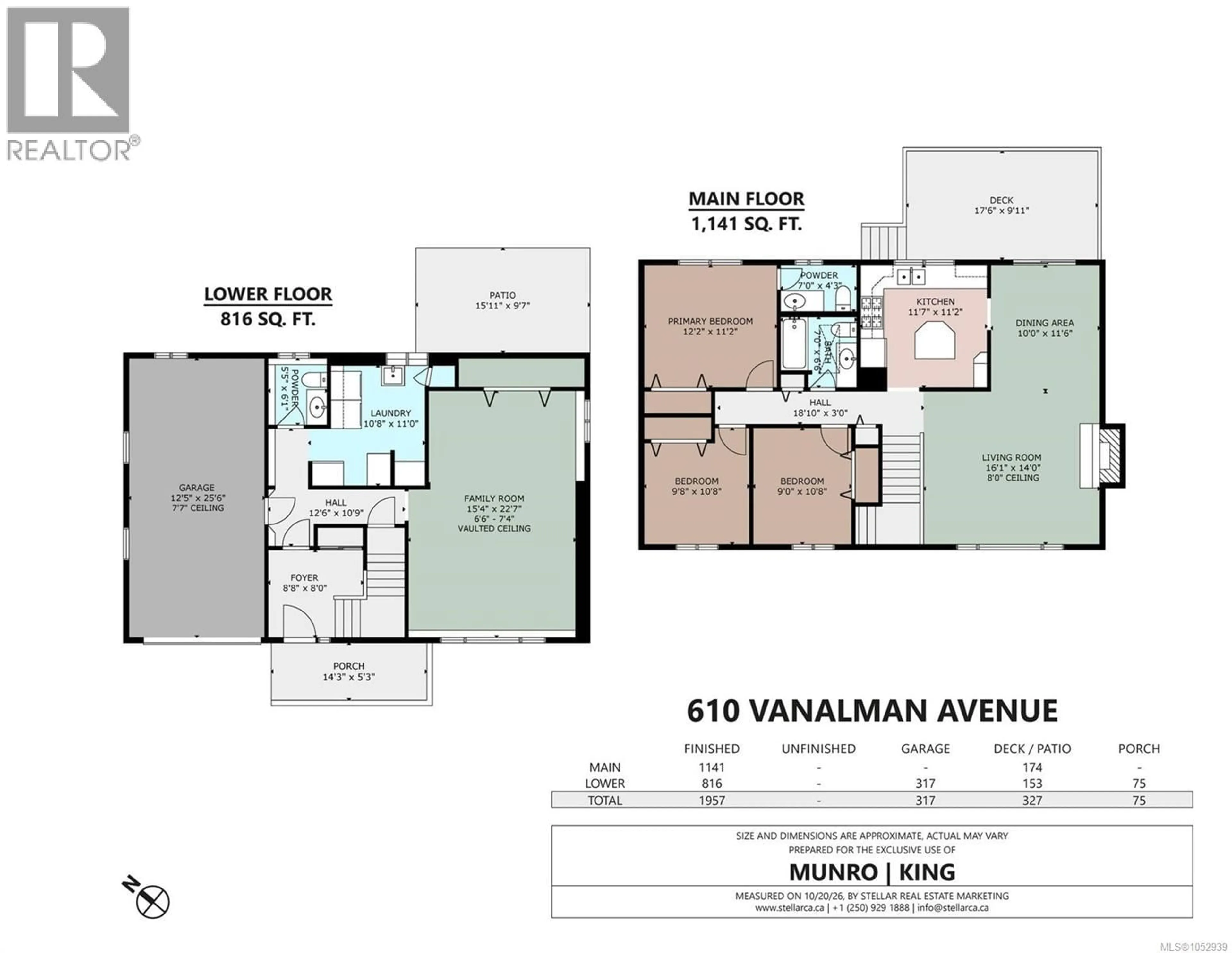 Floor plan for 610 VANALMAN AVENUE, Saanich British Columbia V8Z6A6