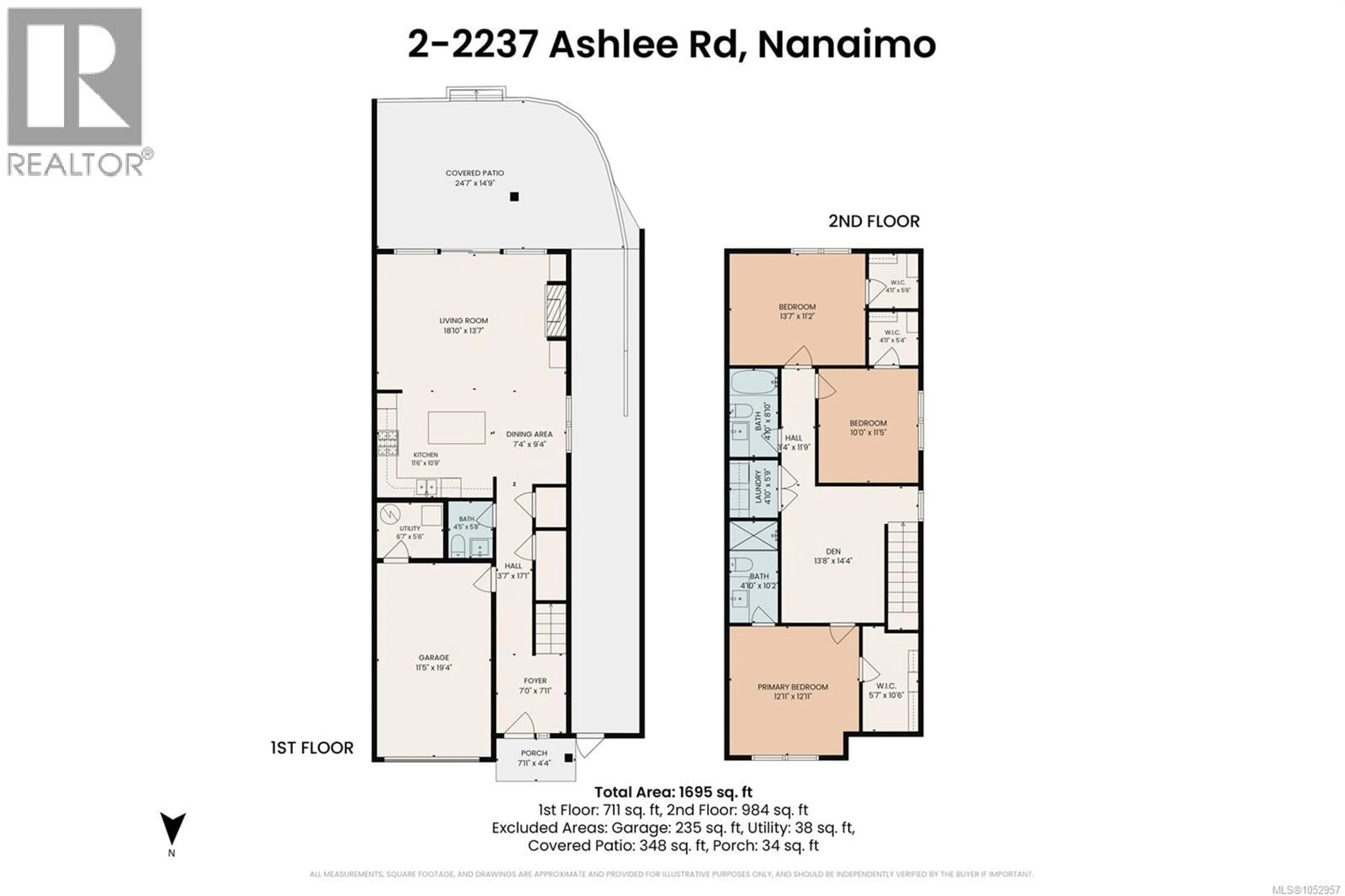 Floor plan for 102 - 2237 ASHLEE ROAD, Nanaimo British Columbia V9R6S3