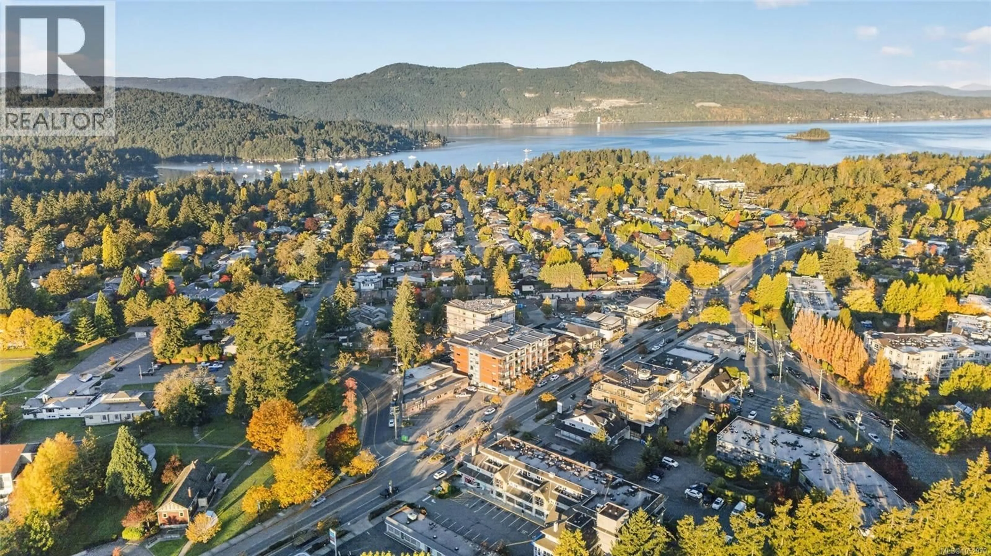 A pic from outside/outdoor area/front of a property/back of a property/a pic from drone, water/lake/river/ocean view for 101 - 7162 WEST SAANICH ROAD, Central Saanich British Columbia V8M1P6